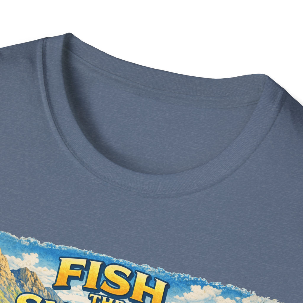Fish the Smokies Unisex T-Shirt — Scenic Fishing River Graphic Tee