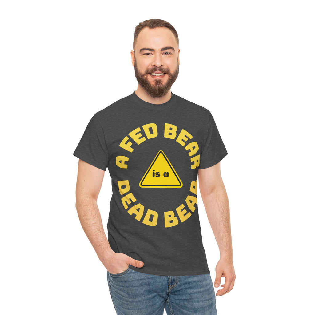 Fed Bear Unisex Cotton T-shirt — Stoic Wilderness Reminder