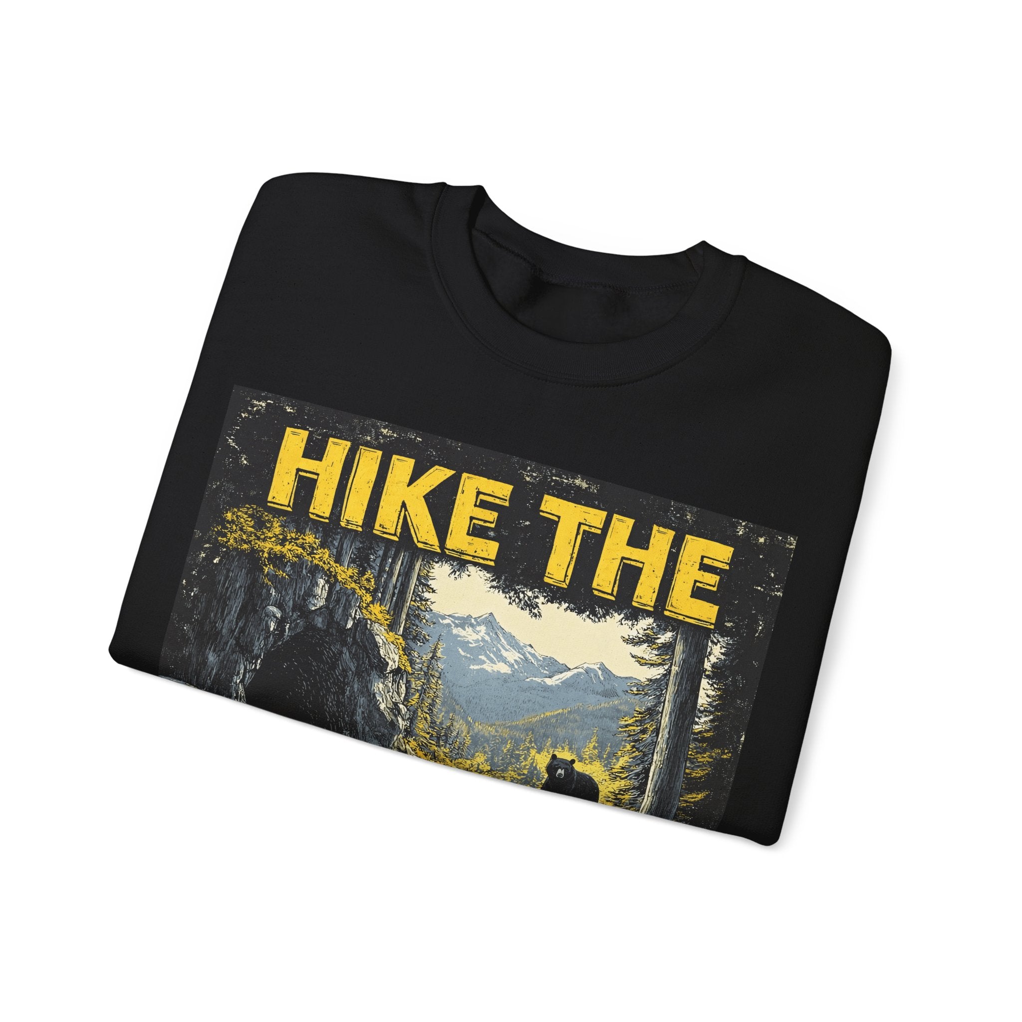 Hike the Smokies Sweatshirt — Vintage Mountain Hiking Unisex Crewneck