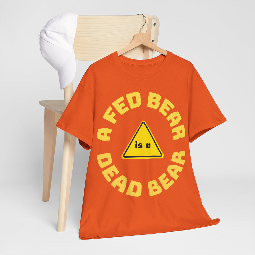 Fed Bear Unisex Cotton T-shirt — Stoic Wilderness Reminder