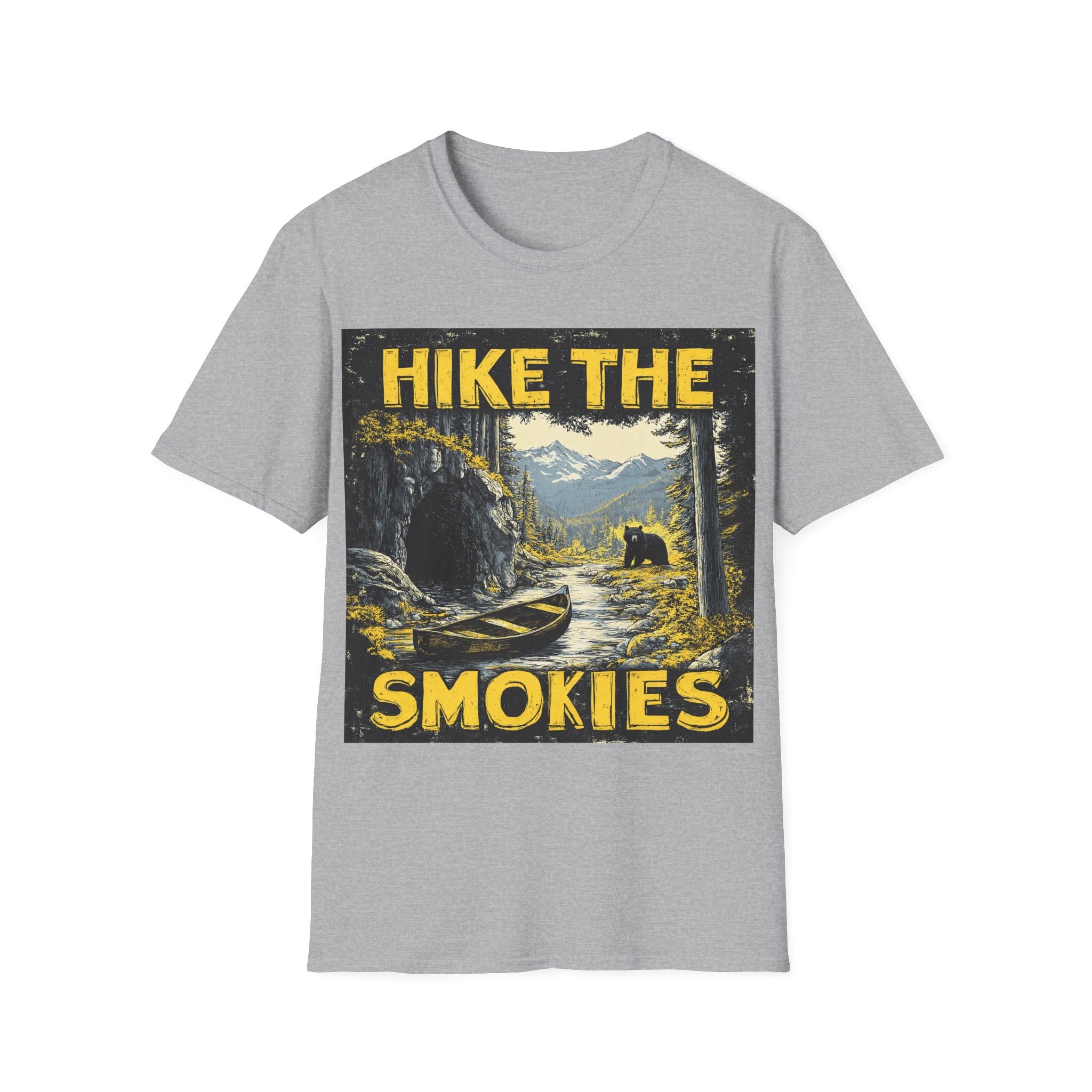 Hike the Smokies T-Shirt — Vintage Smoky Mountains Hiking Tee