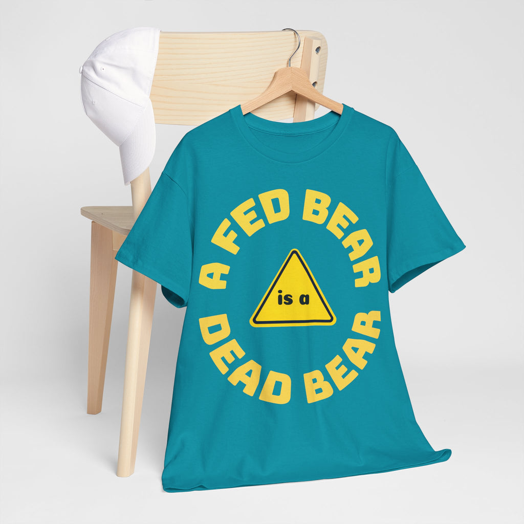 Fed Bear Unisex Cotton T-shirt — Stoic Wilderness Reminder