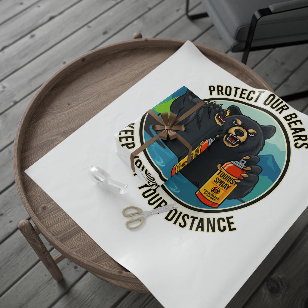 Protect Our Bears  Wildlife Wrapping Paper