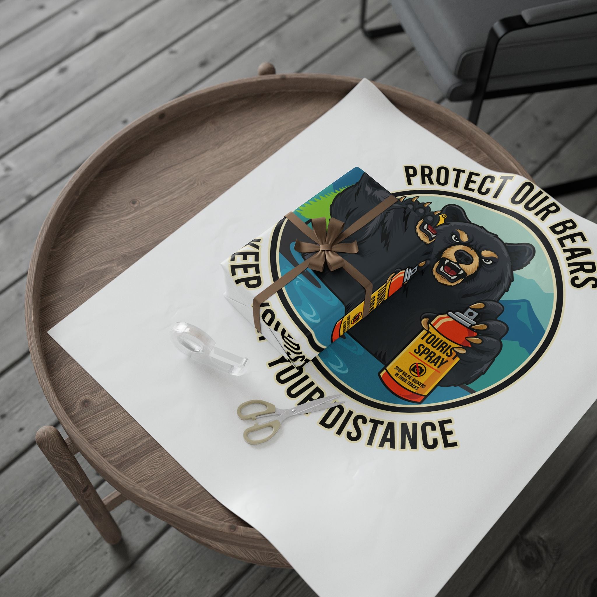 Protect Our Bears  Wildlife Wrapping Paper