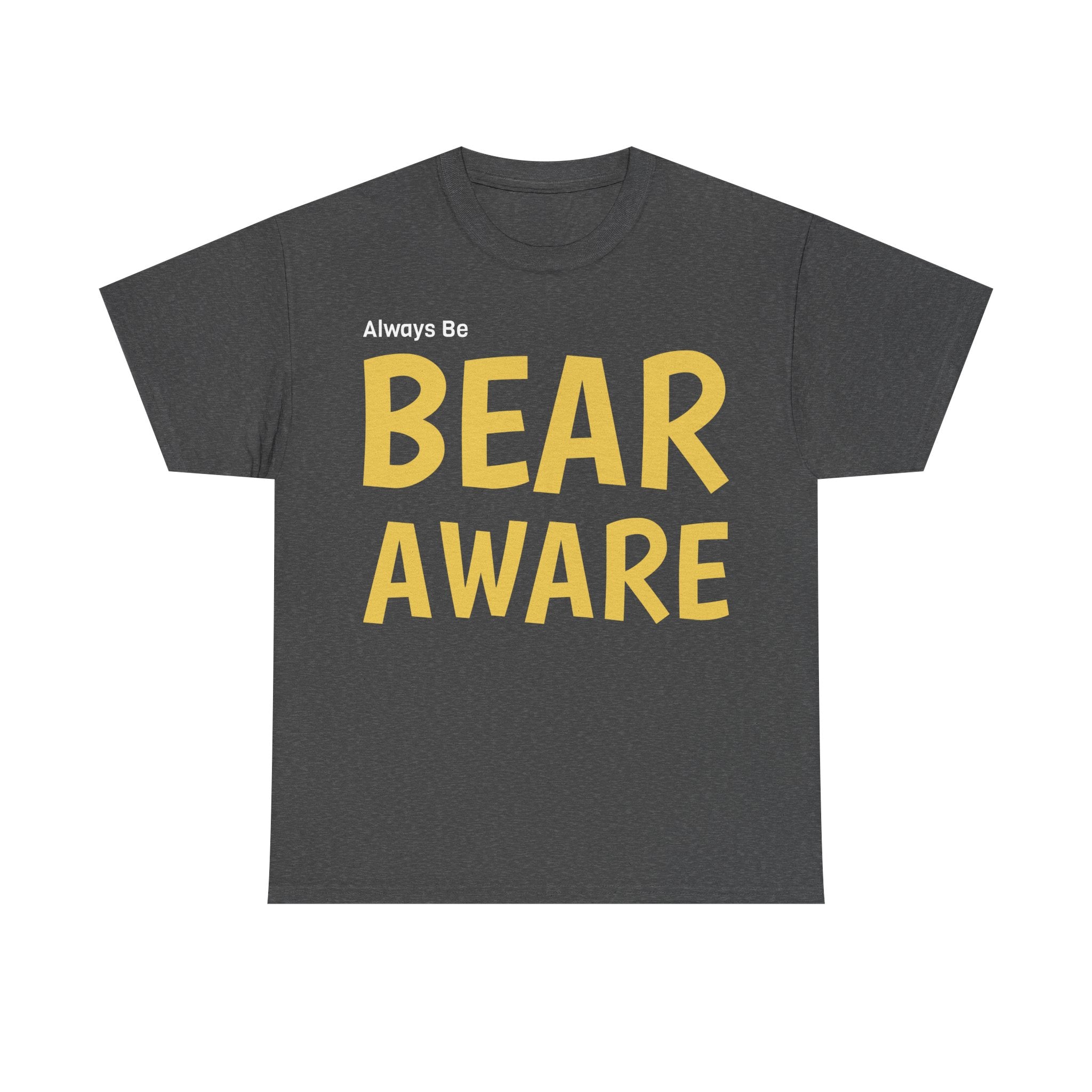 Bear Aware Unisex Cotton T-Shirt - Wildlife Awareness