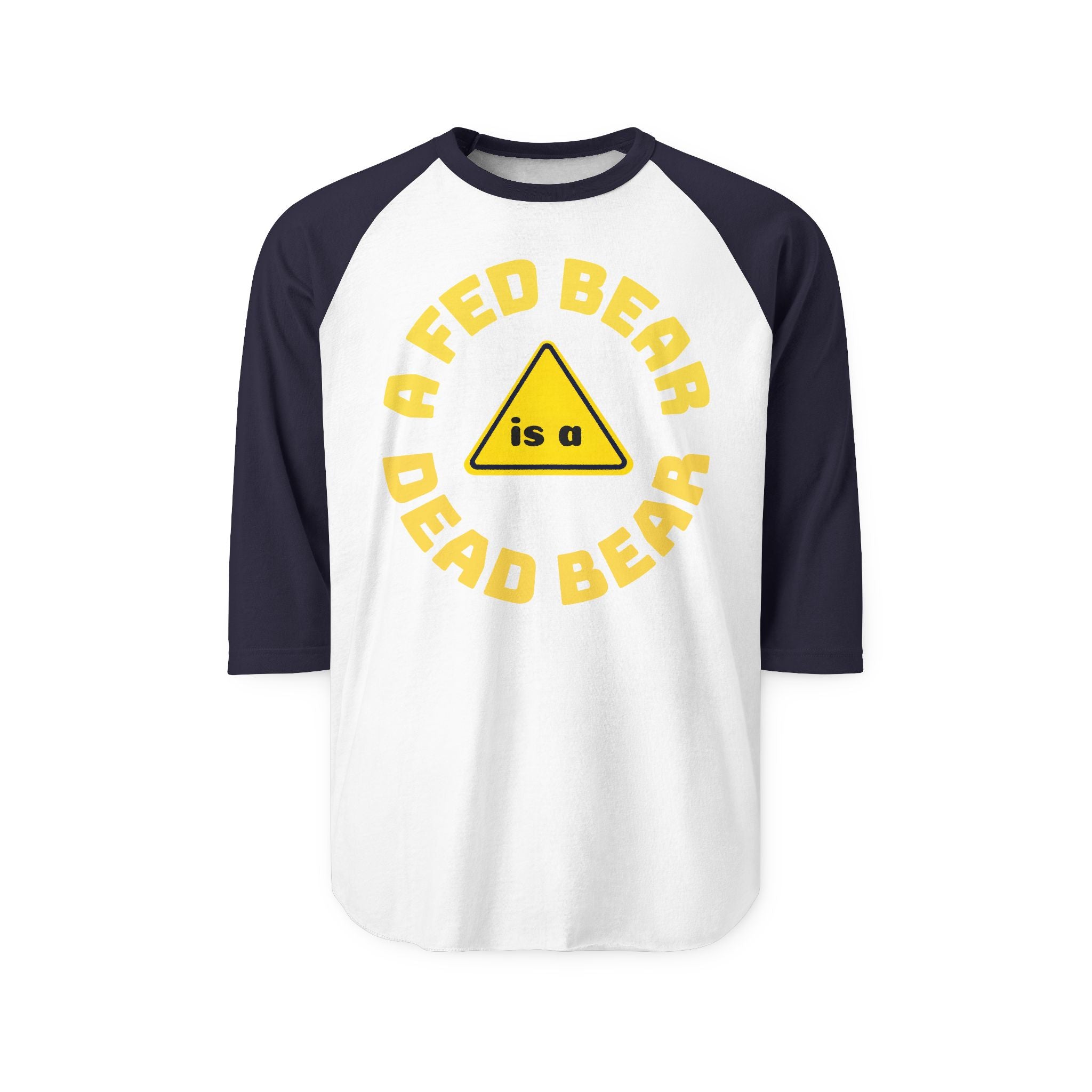Fed Bear/Dead Bear Unisex Raglan Tee