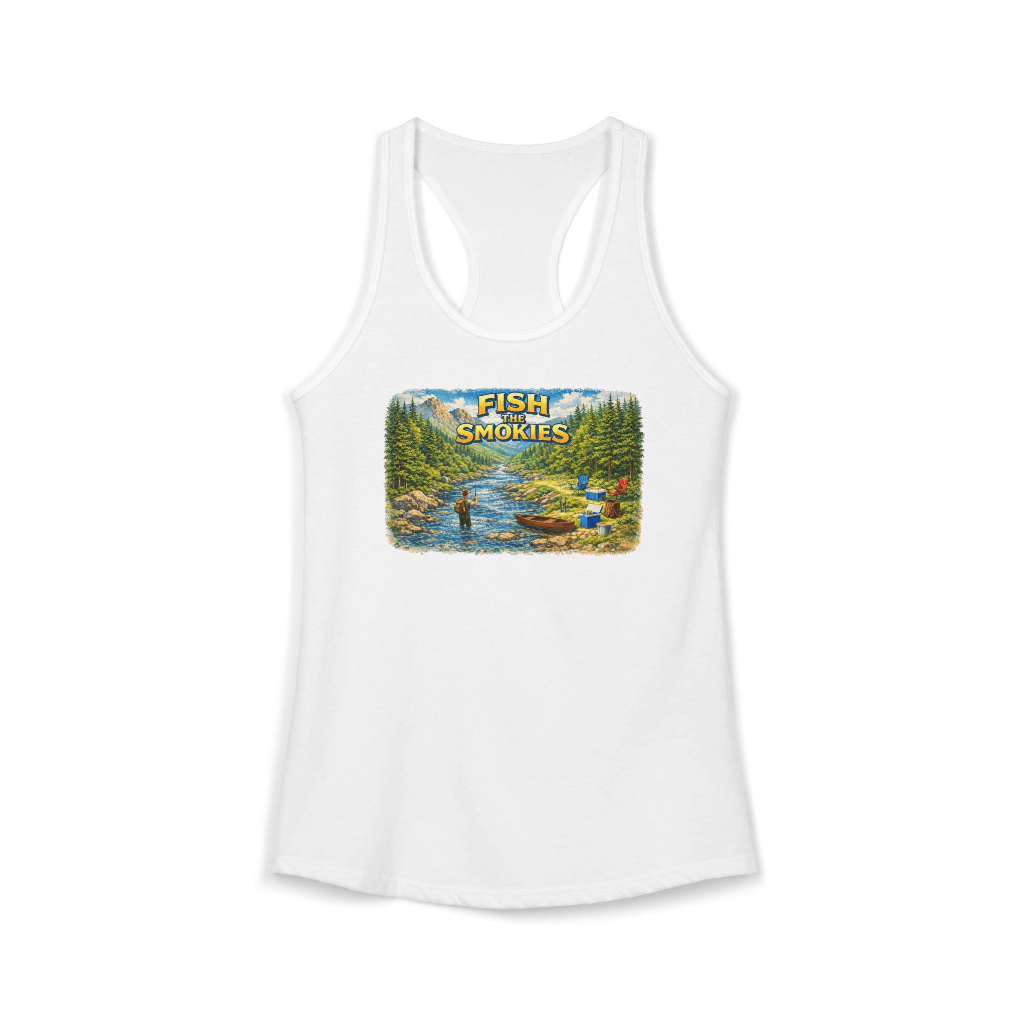Fish The Smokies Women's Ideal Racerback Tank