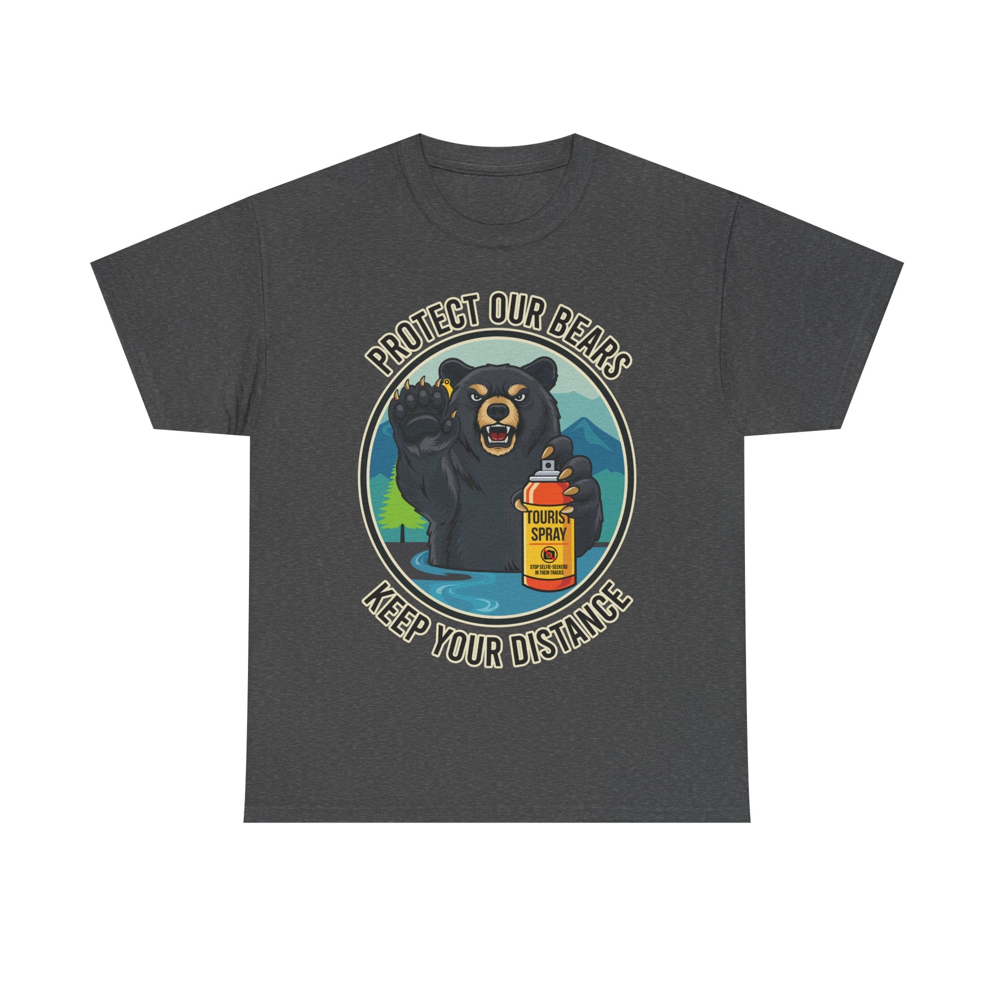 Smoky Mountain Black Bear Unisex Tee | Funny Wildlife Graphic