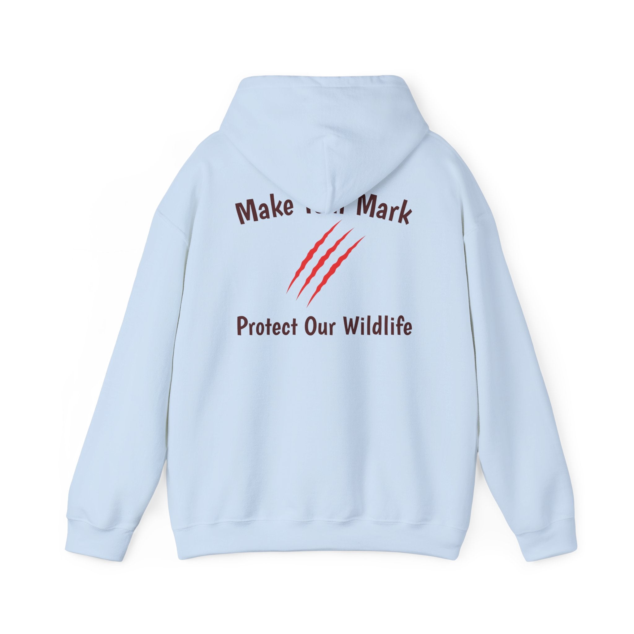 Wildlife Rescue Unisex Hoodie — "Make Your Mark: Protect Our Wildlife"