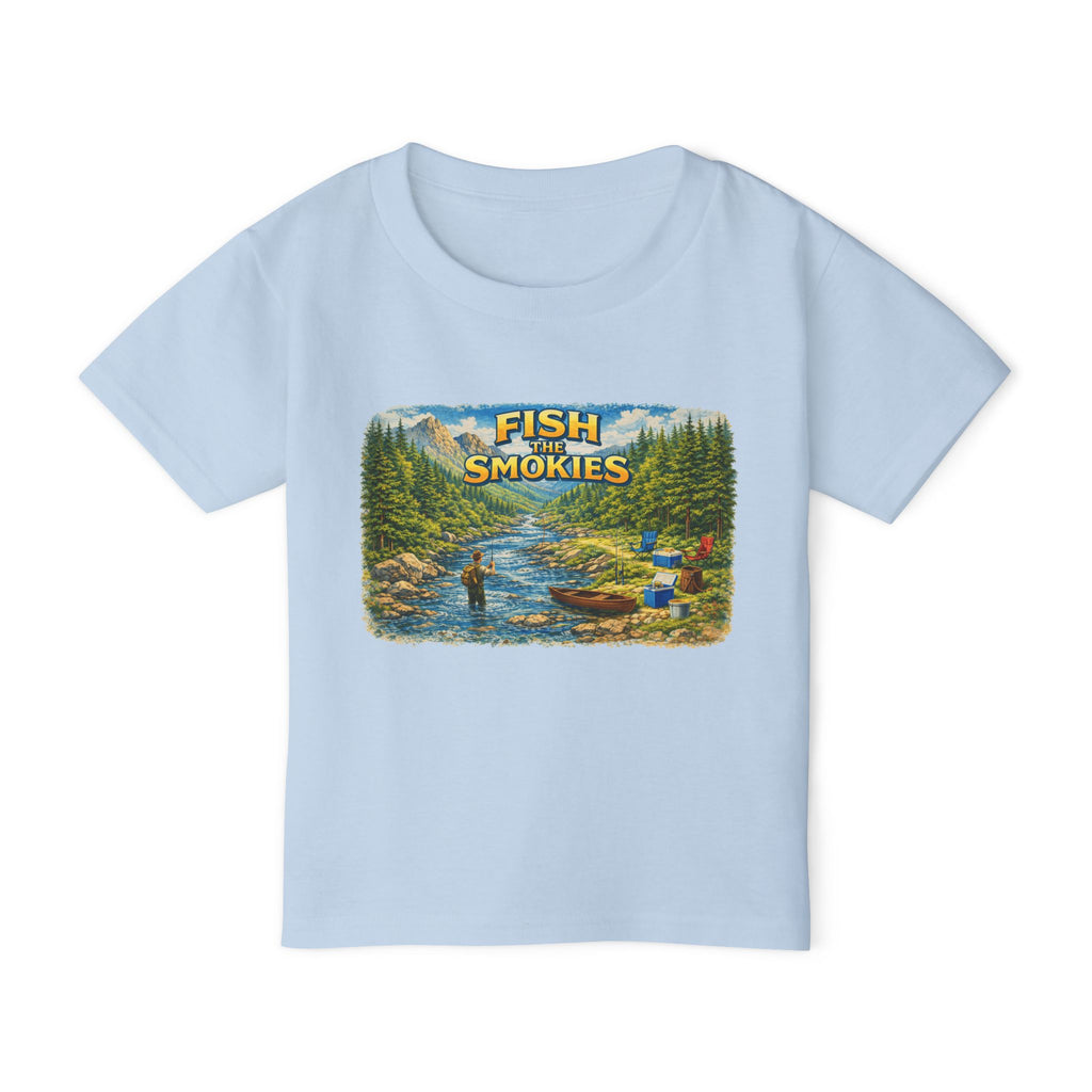 Toddler T-Shirt — Fish the Smokies Scenic Fishing Graphic
