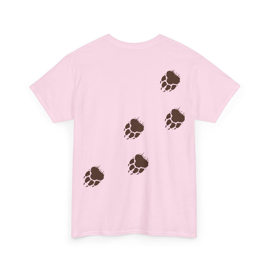 Muddy Bear Pawprint Unisex T‑Shirt — Wildlife Awareness