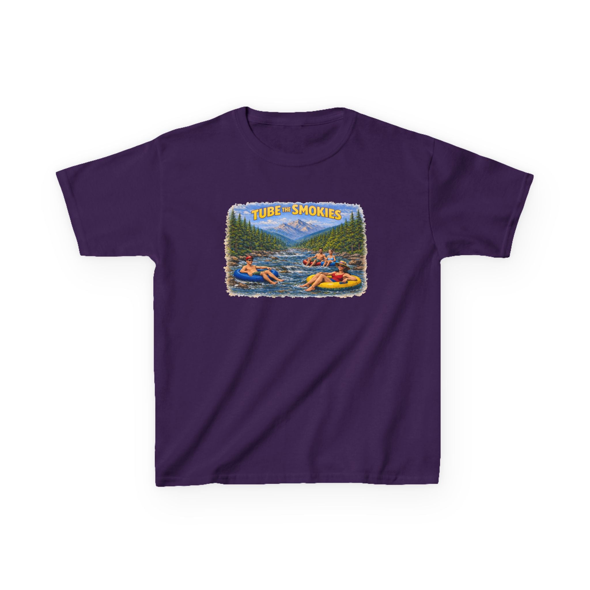 Kids Tee — 'Tube the Smokies' River Float Graphic