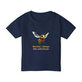 Toddler T‑Shirt — Cute Bee Design “Bee Wise… Always Hike with Friends”