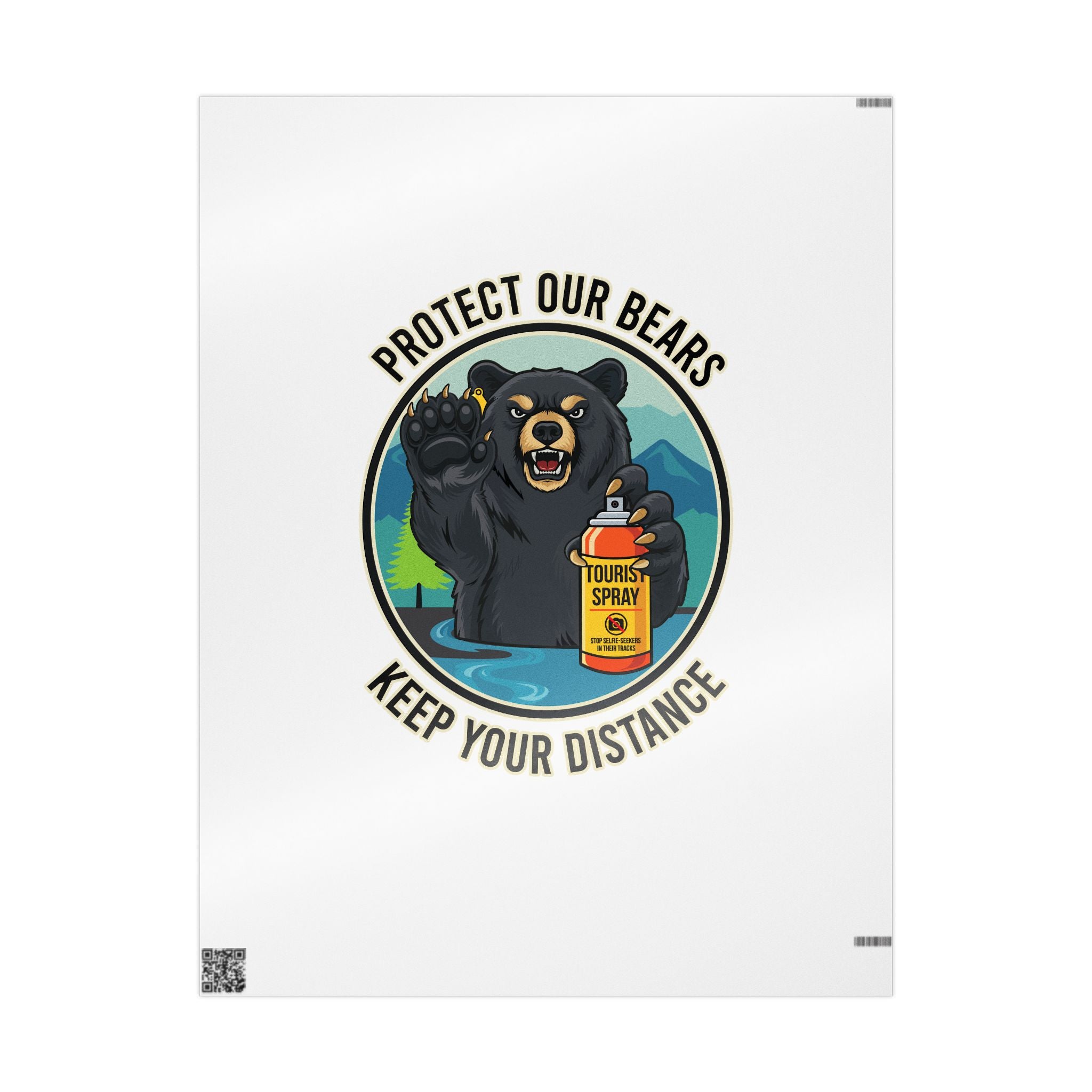 Protect Our Bears  Wildlife Wrapping Paper