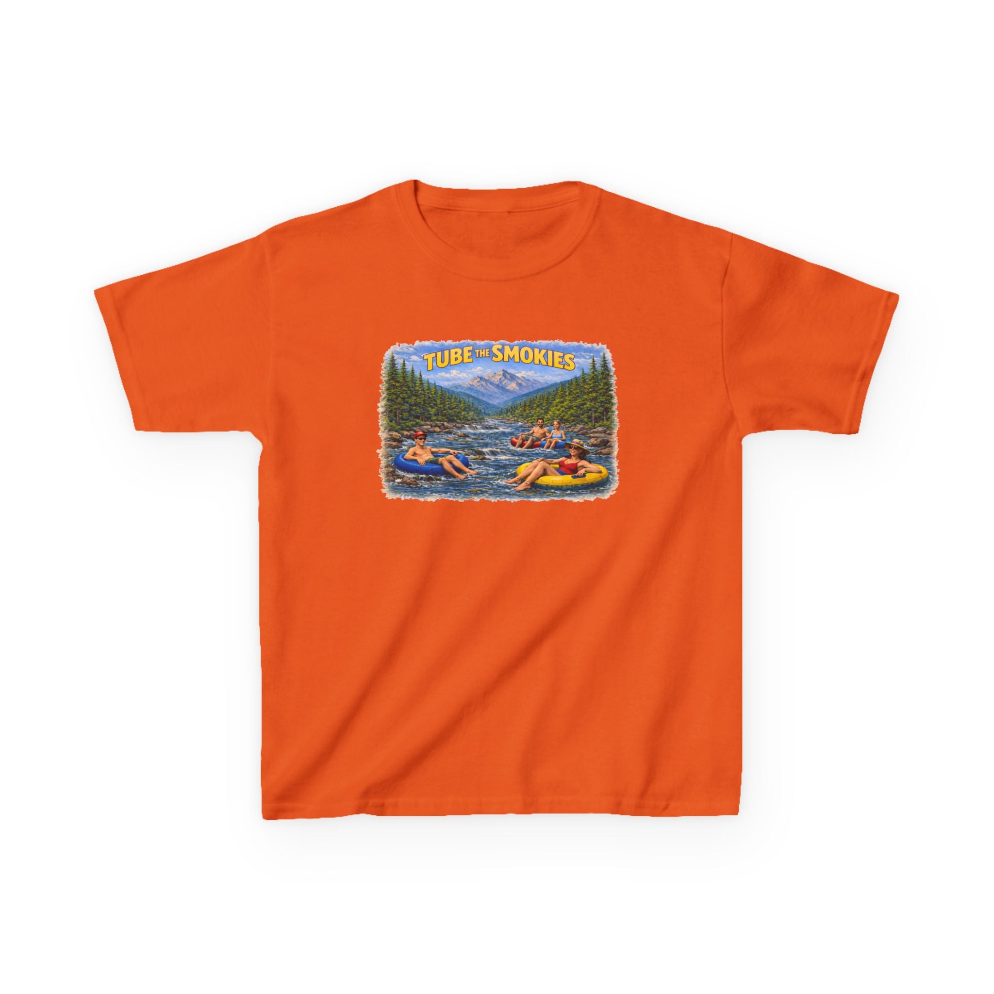 Kids Tee — 'Tube the Smokies' River Float Graphic