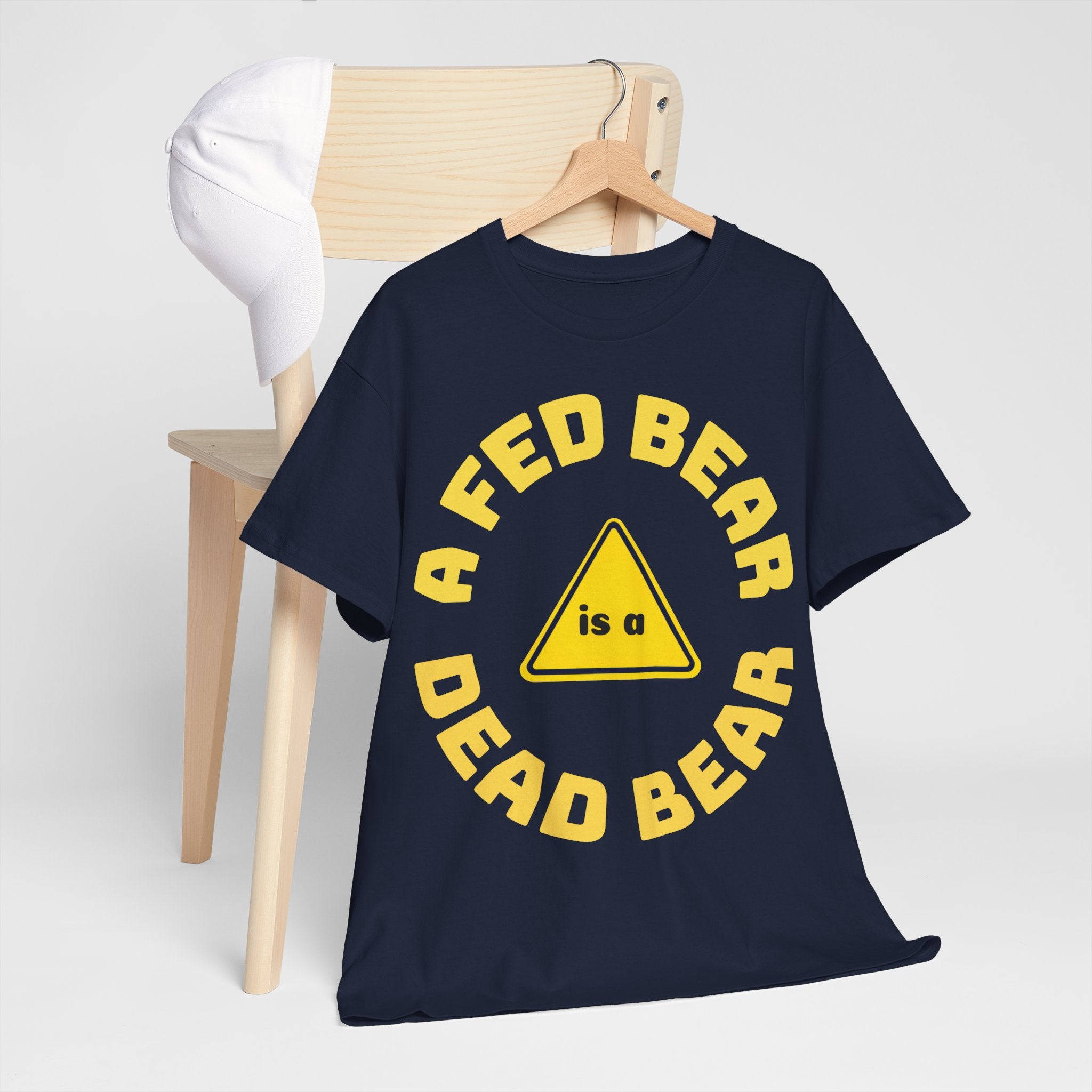Fed Bear Unisex Cotton T-shirt — Stoic Wilderness Reminder