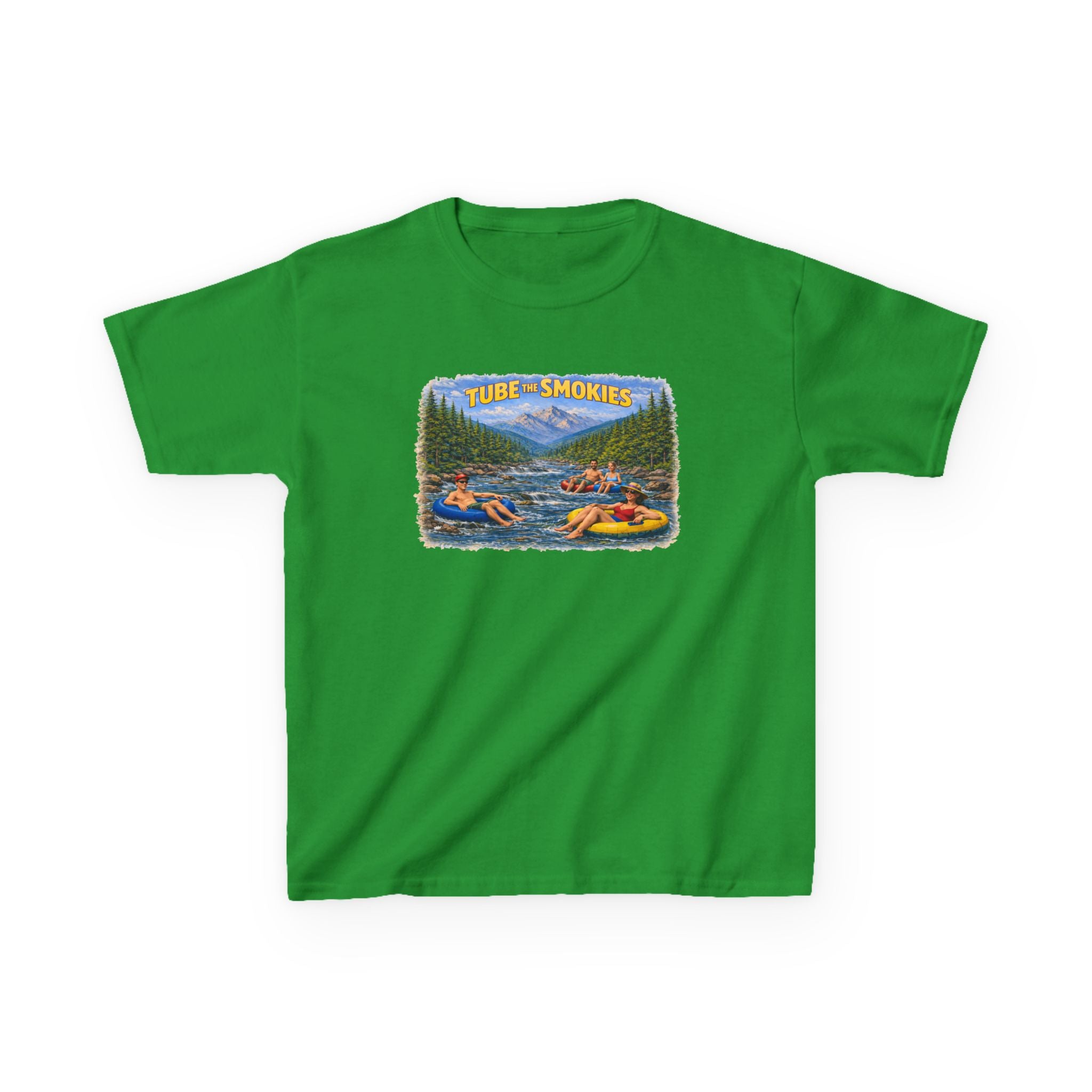 Kids Tee — 'Tube the Smokies' River Float Graphic