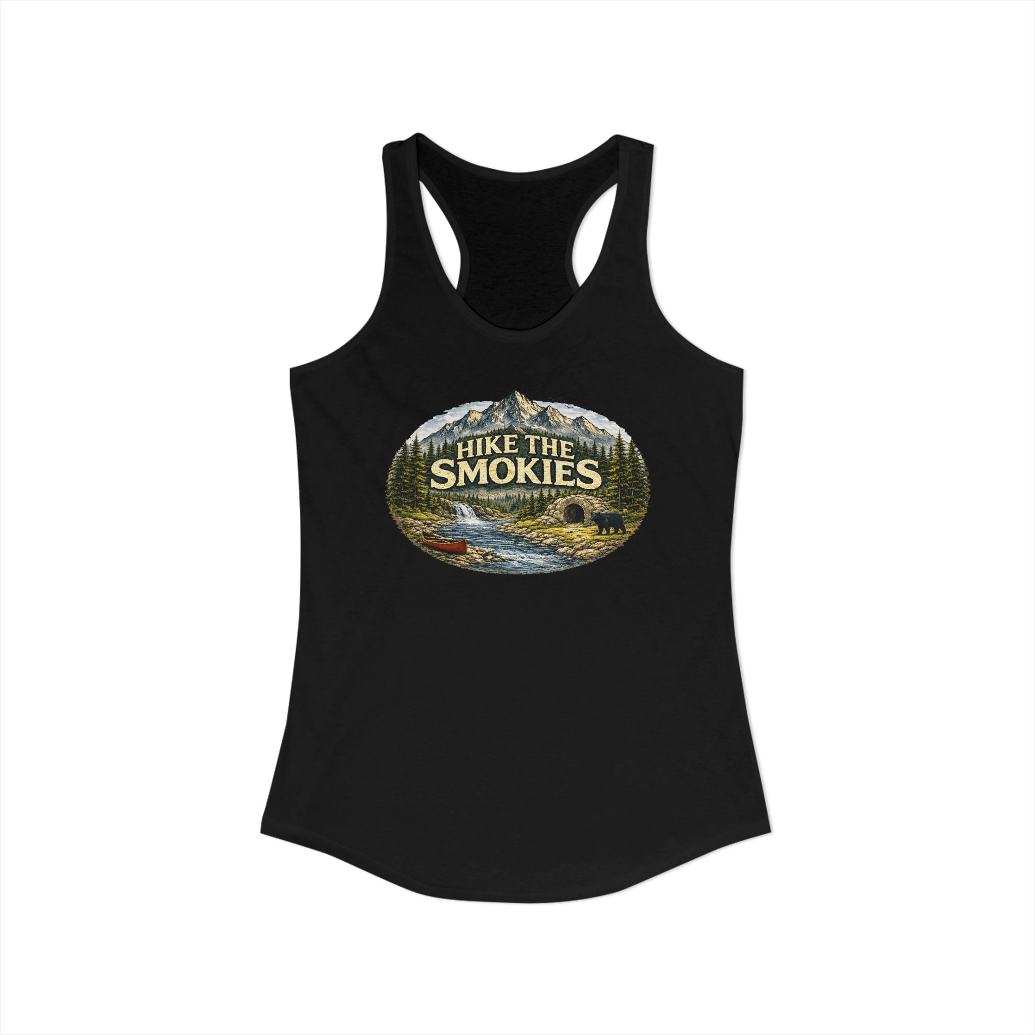 Hike The Smokies Mountain Bear Tank Top
