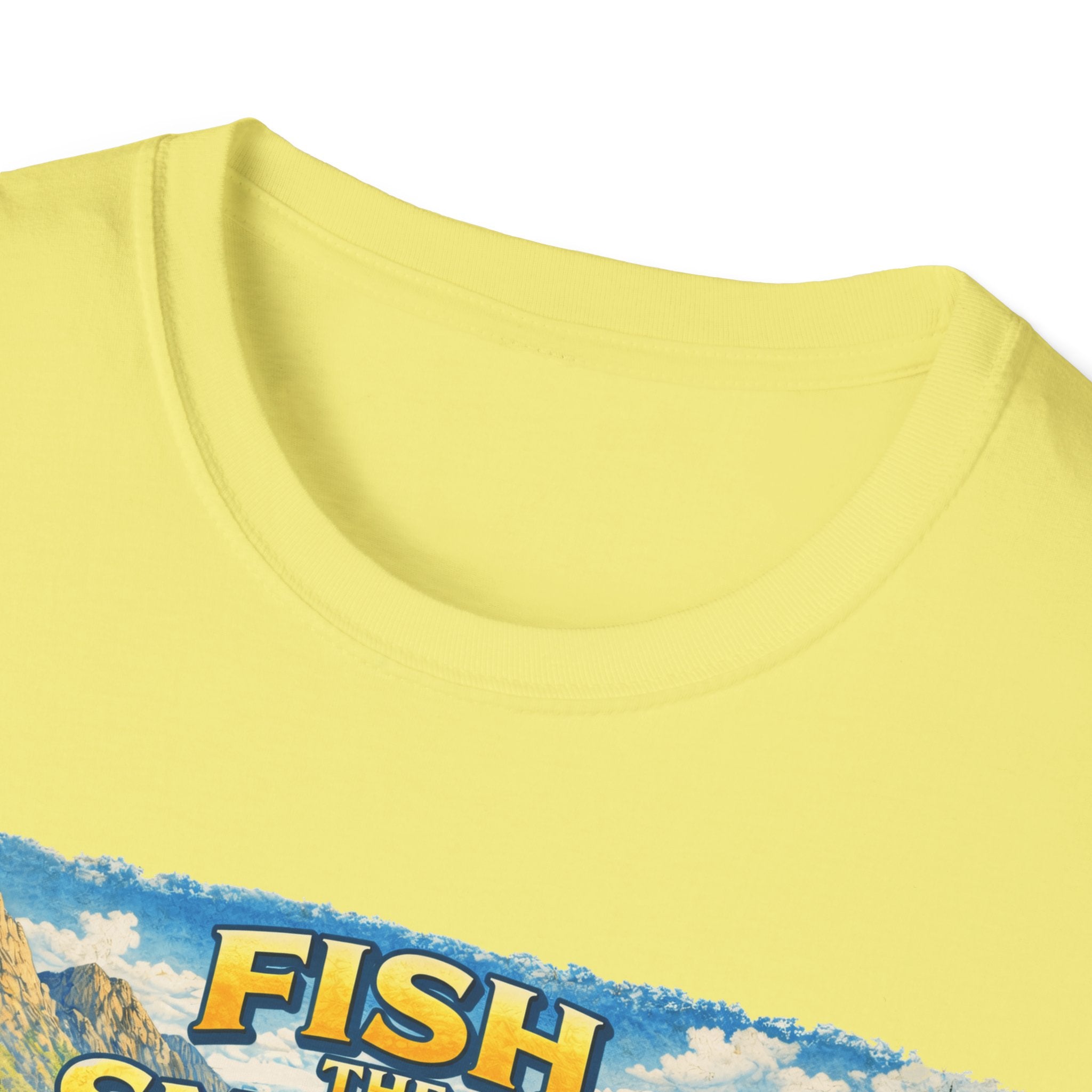 Fish the Smokies Unisex T-Shirt — Scenic Fishing River Graphic Tee