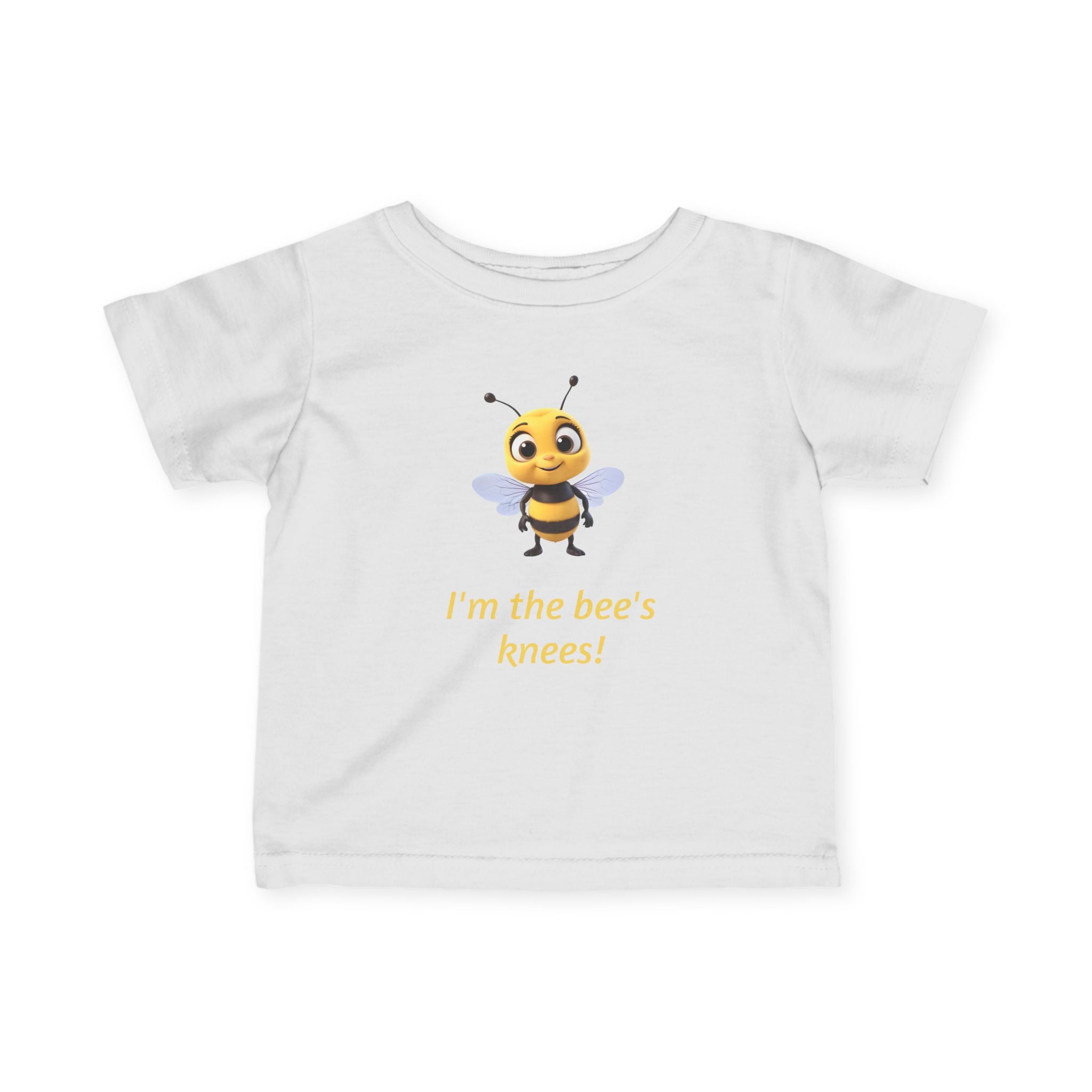 Baby T-Shirt — Cute Bee Graphic "I'm the bee's knees!" Infant Tee