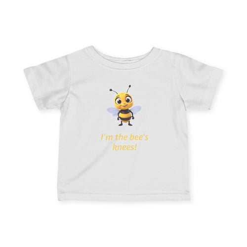 Baby T-Shirt — Cute Bee Graphic "I'm the bee's knees!" Infant Tee