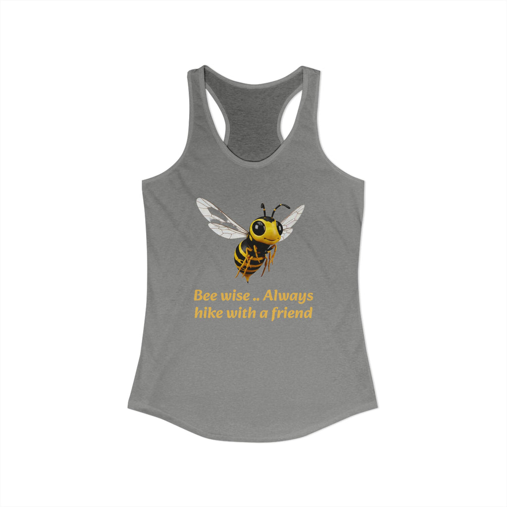 Bee Hiking Tank — "Always Hike With a Friend" Racerback Tank