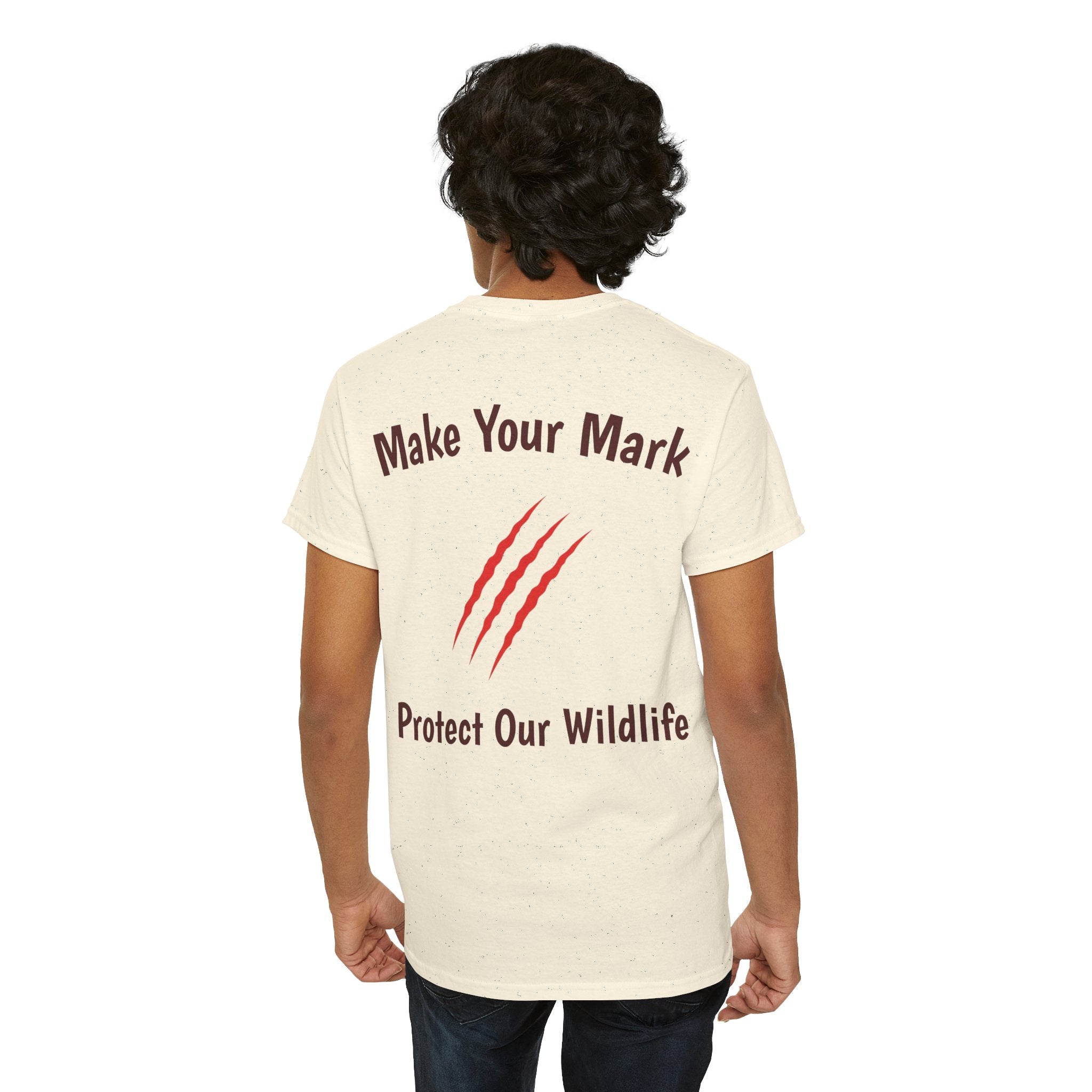Make Your Mark Unisex Cotton T-Shirt / Wildlife Conservation