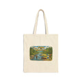 Fish The Smokies River Scene Tote Bag - Fishing Nature Canvas Grocery Tote