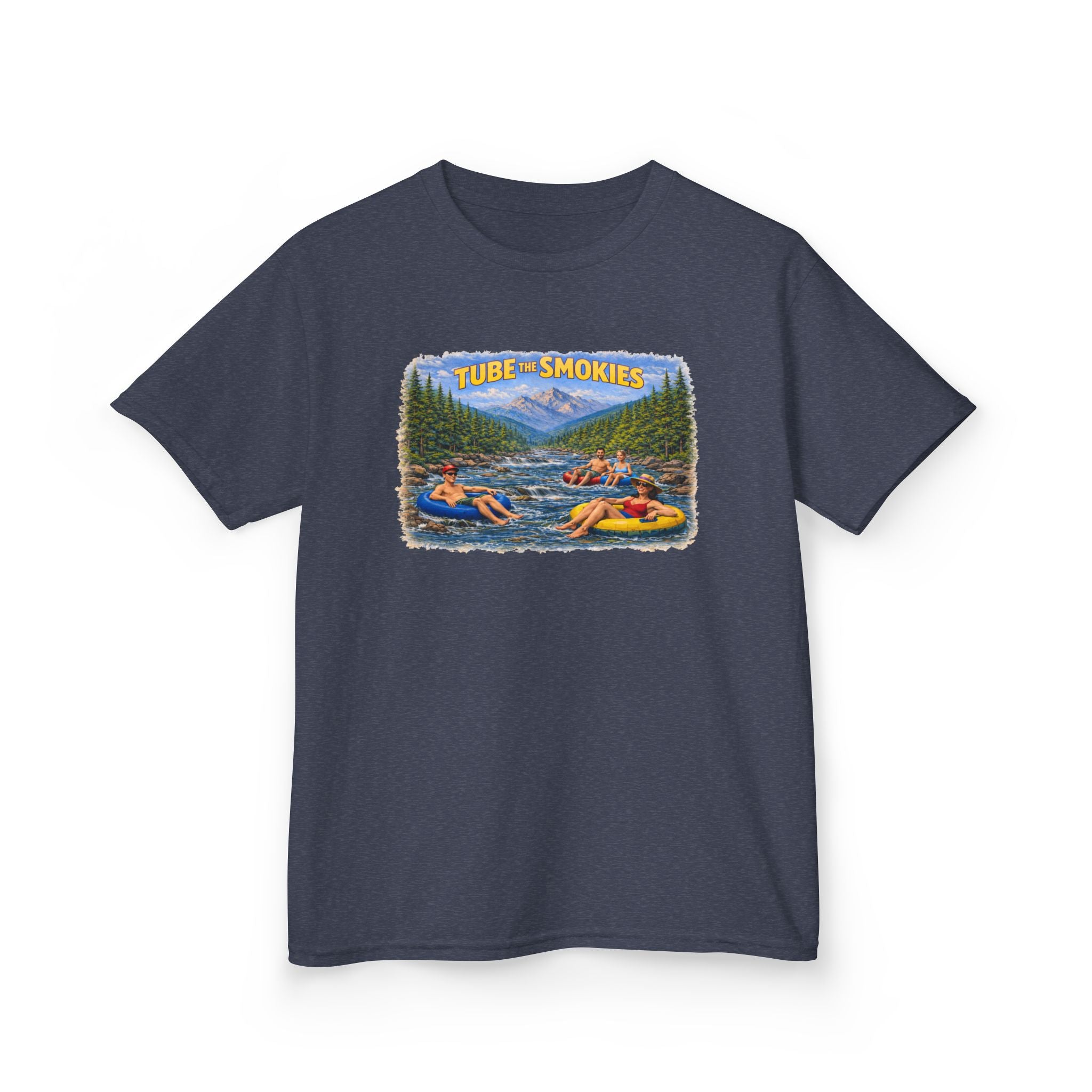 Kids Tee — 'Tube the Smokies' River Float Graphic