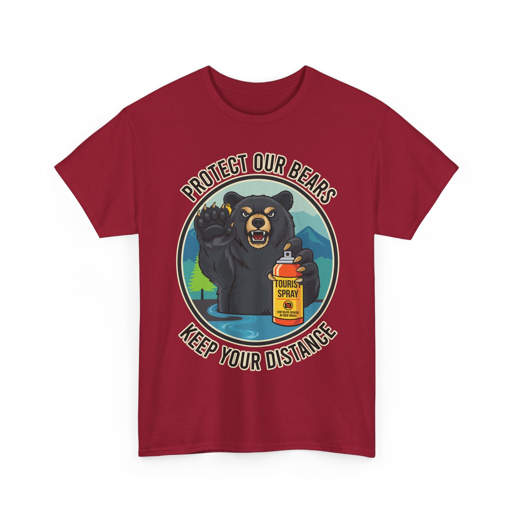 Smoky Mountain Black Bear Unisex Tee | Funny Wildlife Graphic