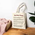 Tote Bag — "The Bear Facts" Educational Canvas Tote (Wildlife Facts, Nature Lover Gift)