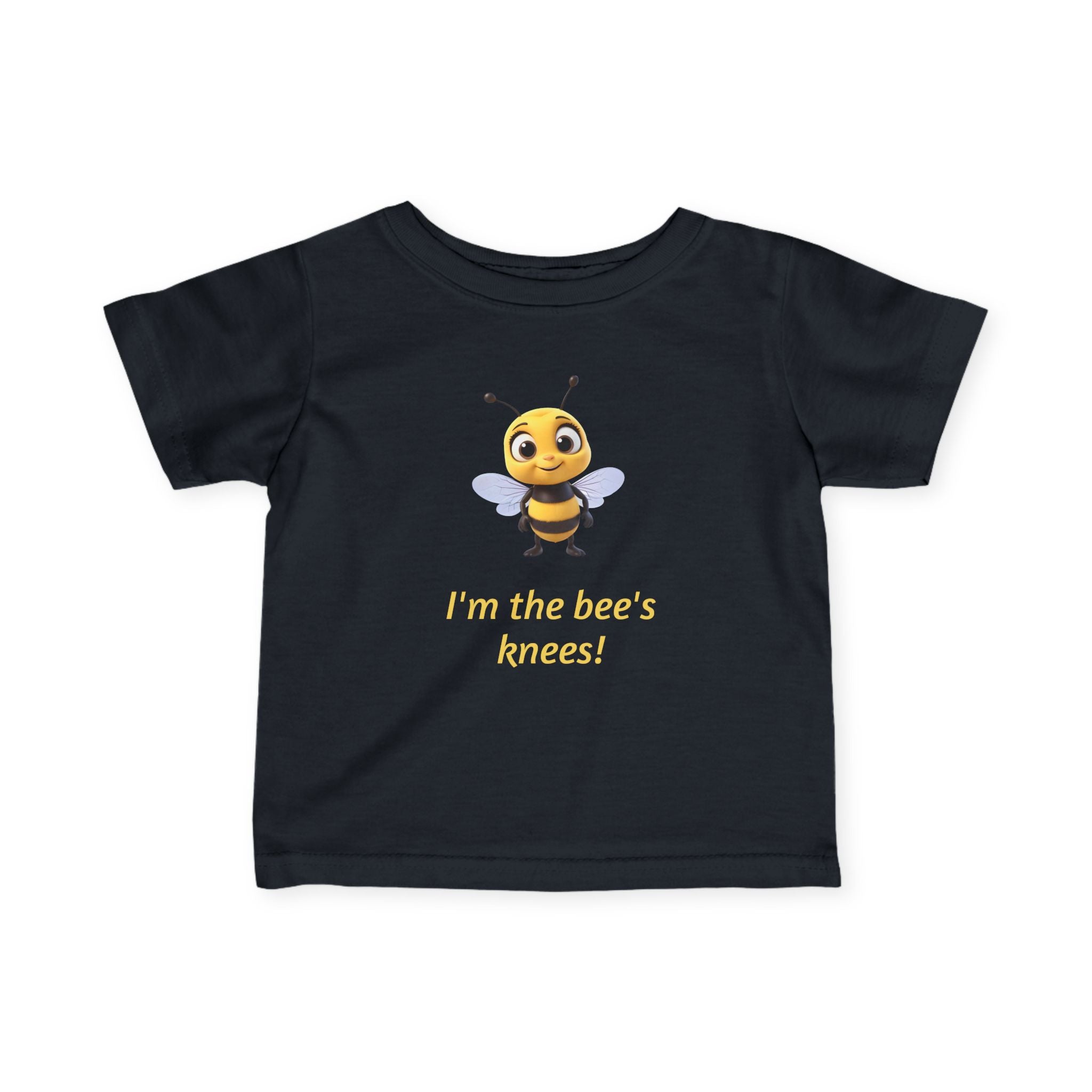 Baby T-Shirt — Cute Bee Graphic "I'm the bee's knees!" Infant Tee