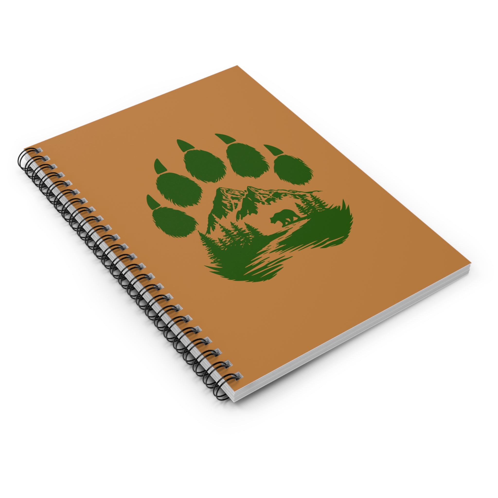 Bear Paw Mountain Spiral Notebook — Nature Scene Ruled Journal