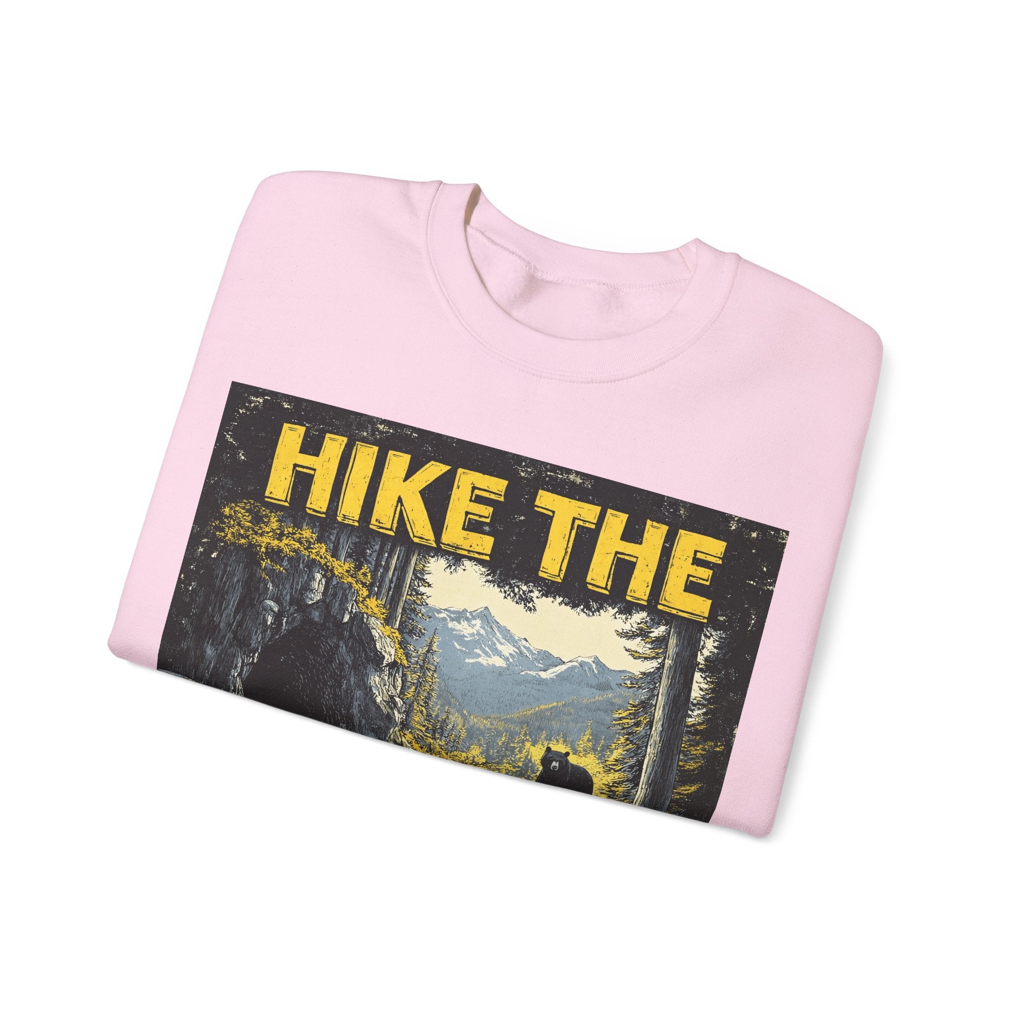 Hike the Smokies Sweatshirt — Vintage Mountain Hiking Unisex Crewneck