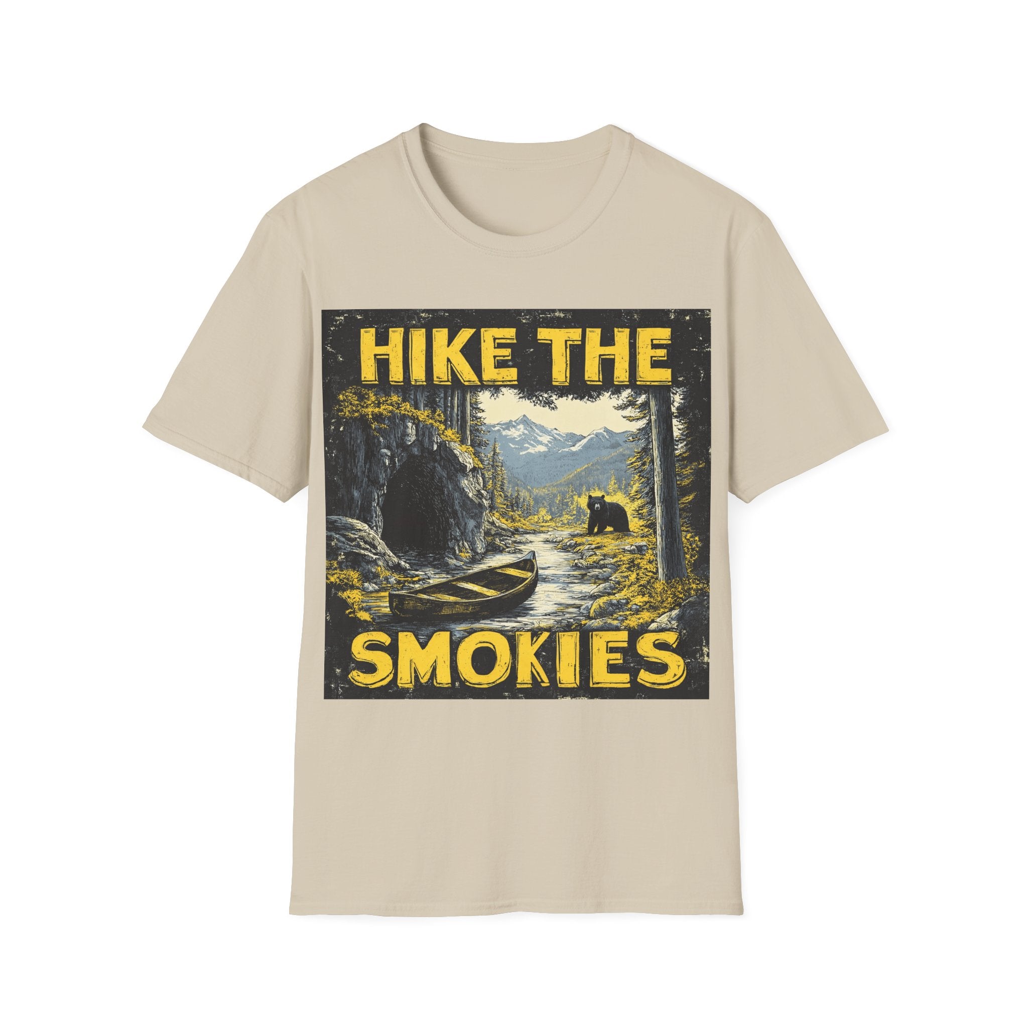 Hike the Smokies T-Shirt — Vintage Smoky Mountains Hiking Tee