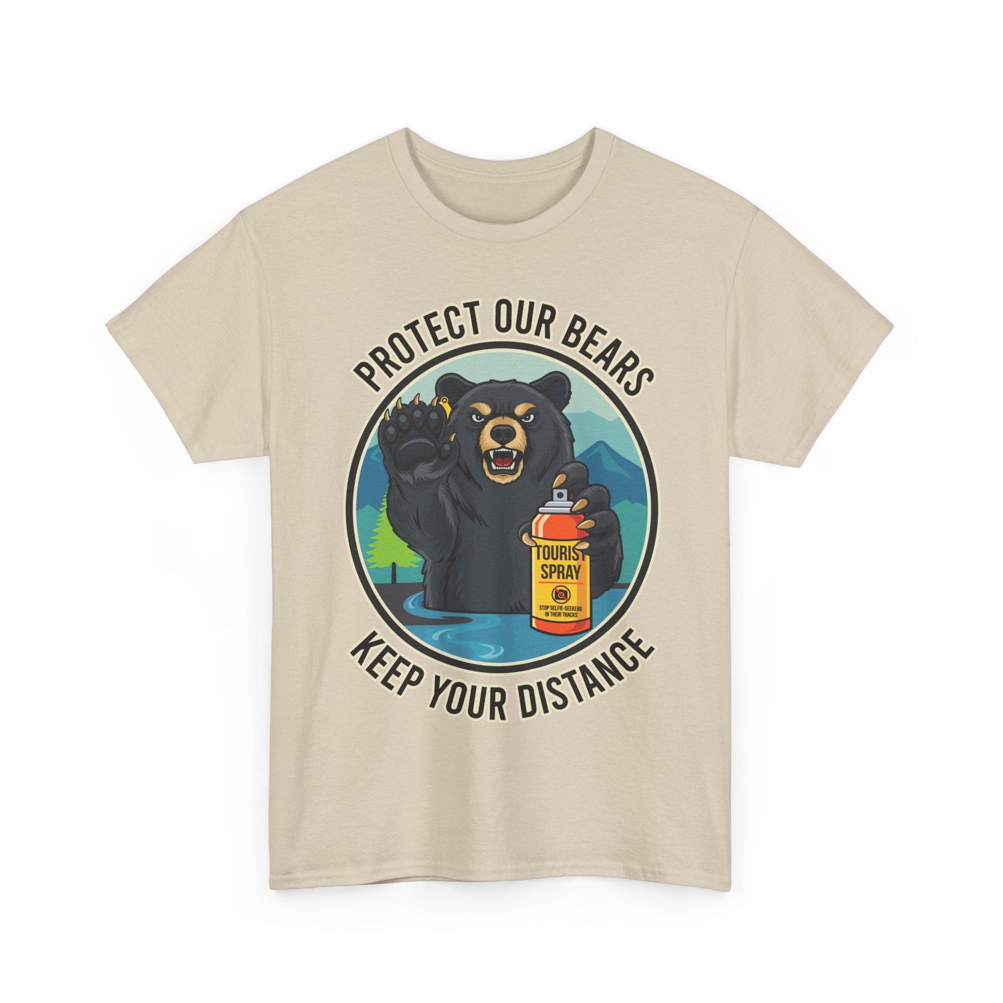 Smoky Mountain Black Bear Unisex Tee | Funny Wildlife Graphic