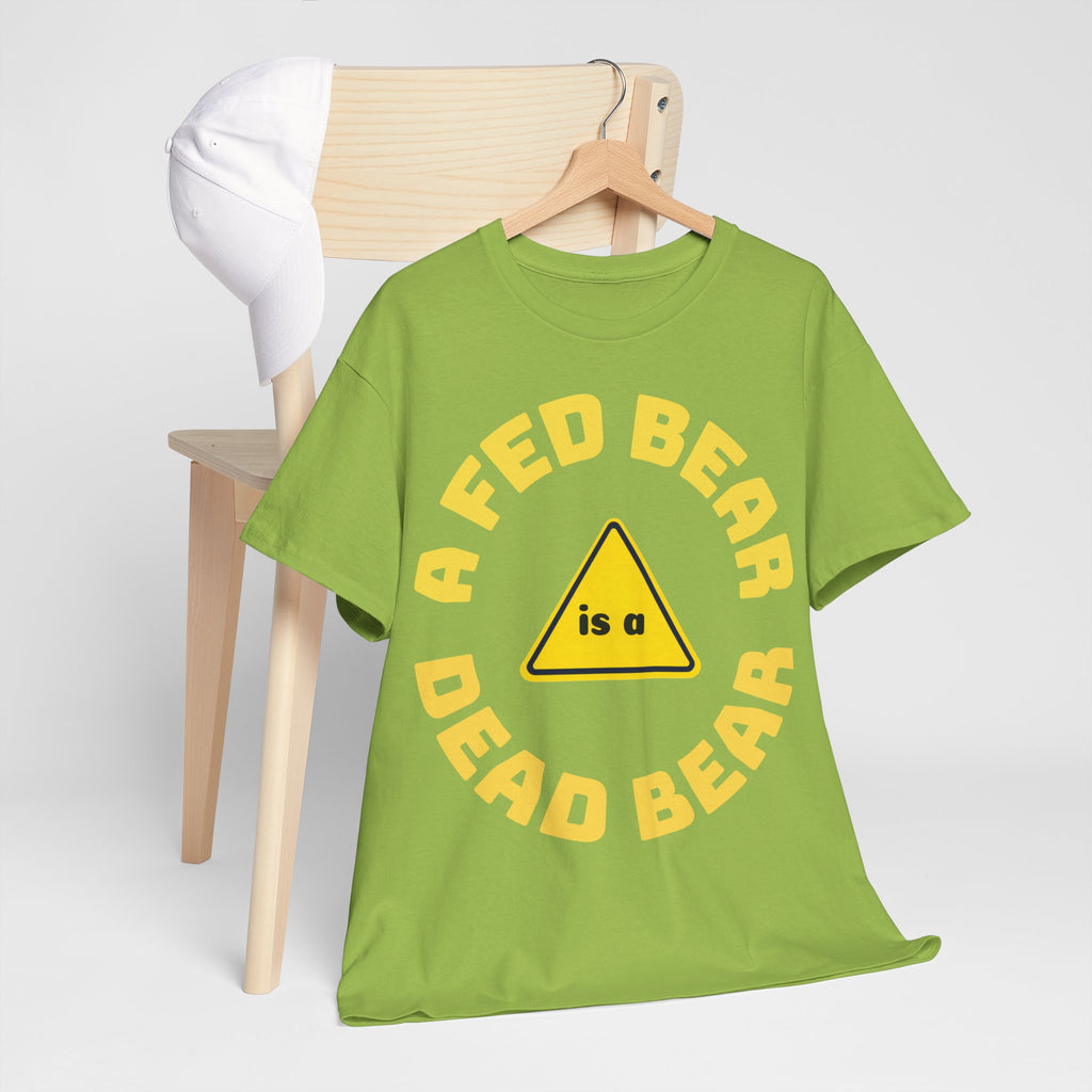 Fed Bear Unisex Cotton T-shirt — Stoic Wilderness Reminder