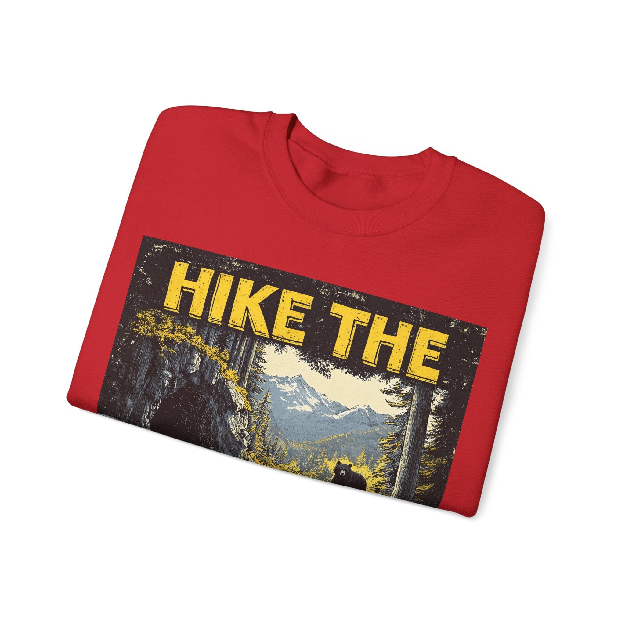 Hike the Smokies Sweatshirt — Vintage Mountain Hiking Unisex Crewneck