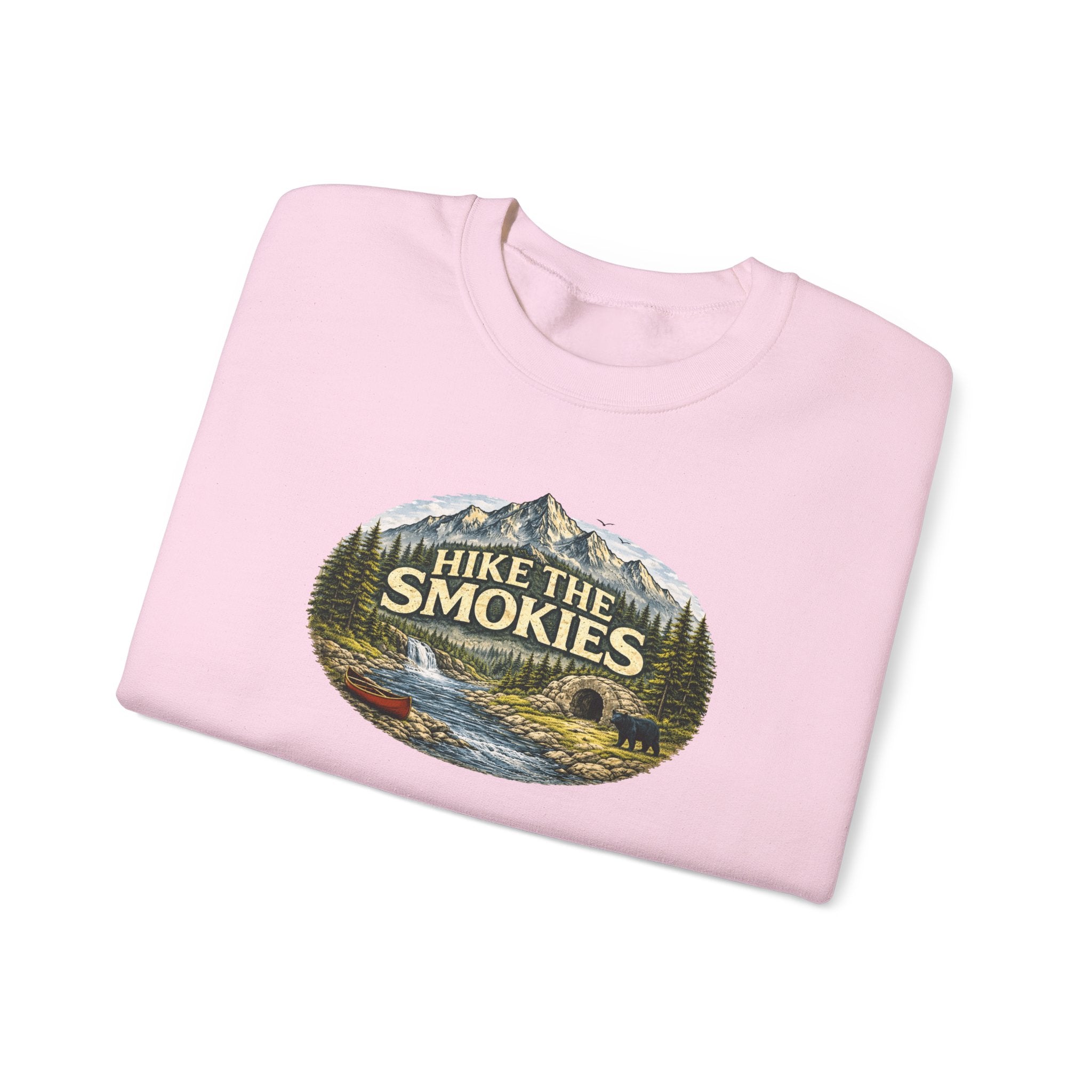 Hike the Smokies Sweatshirt — Mountain Trail Vintage Unisex Crewneck