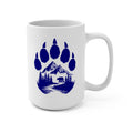 15oz Bear Paw Mug — Mountain Bear Wilderness Coffee Cup
