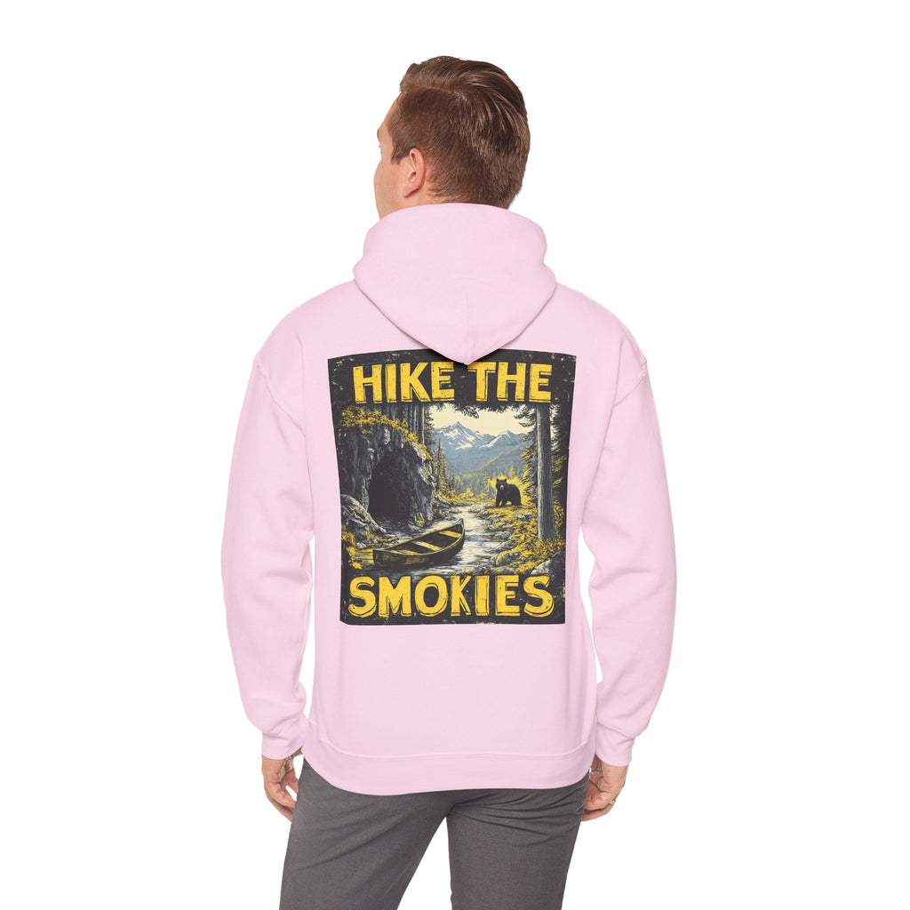 Hoodie - Vintage "Hike the Smokies" Smoky Mountains Unisex Hiking Graphic Pullover