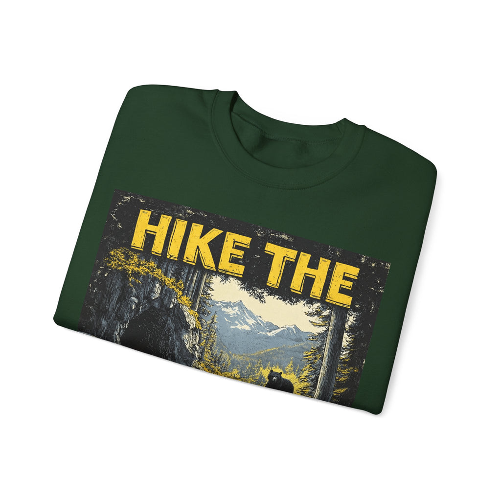 Hike the Smokies Sweatshirt — Vintage Mountain Hiking Unisex Crewneck