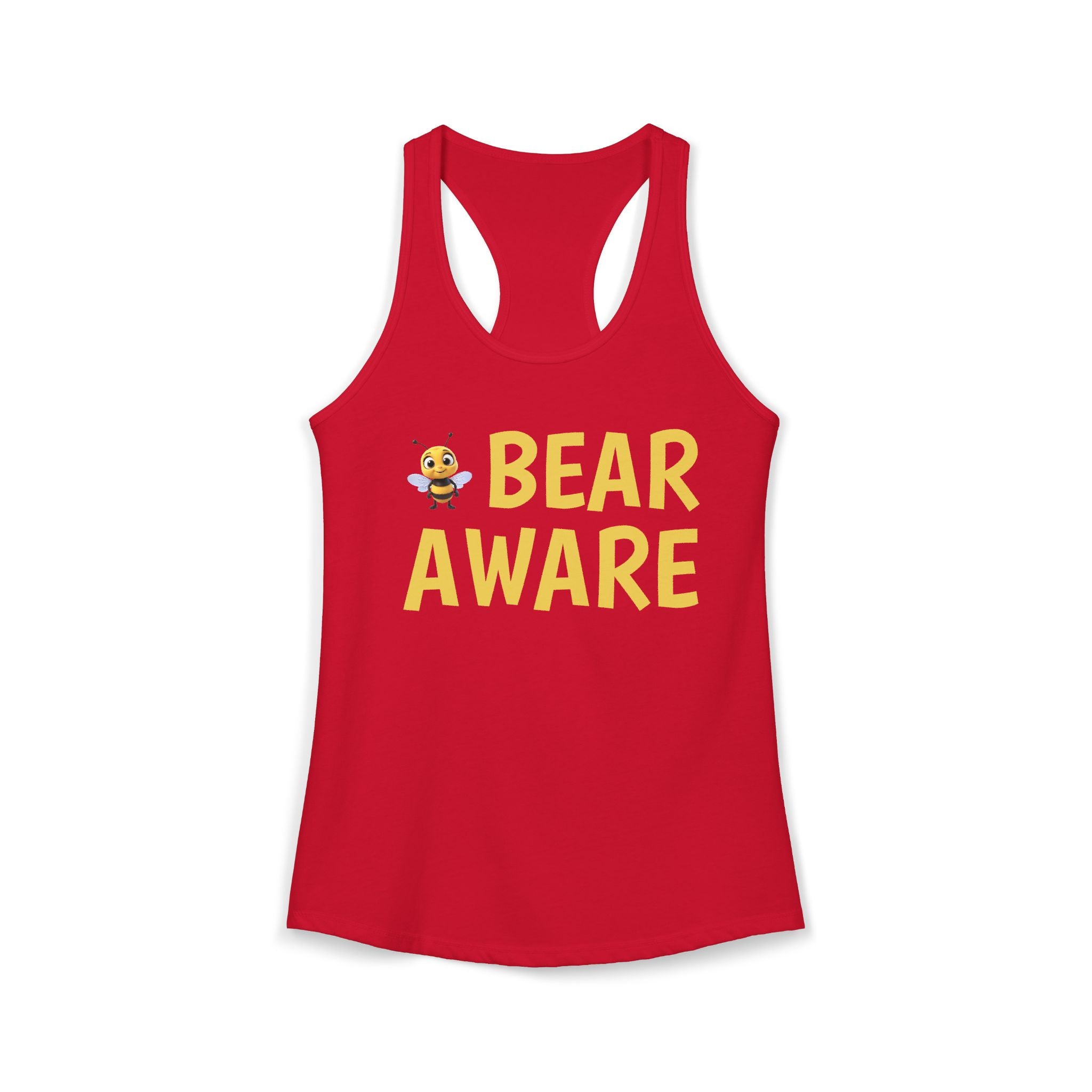 Women's Ideal Racerback Tank - Wildlife Awareness Message
