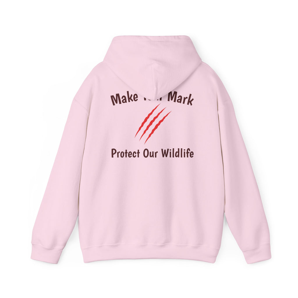 Wildlife Rescue Unisex Hoodie — "Make Your Mark: Protect Our Wildlife"