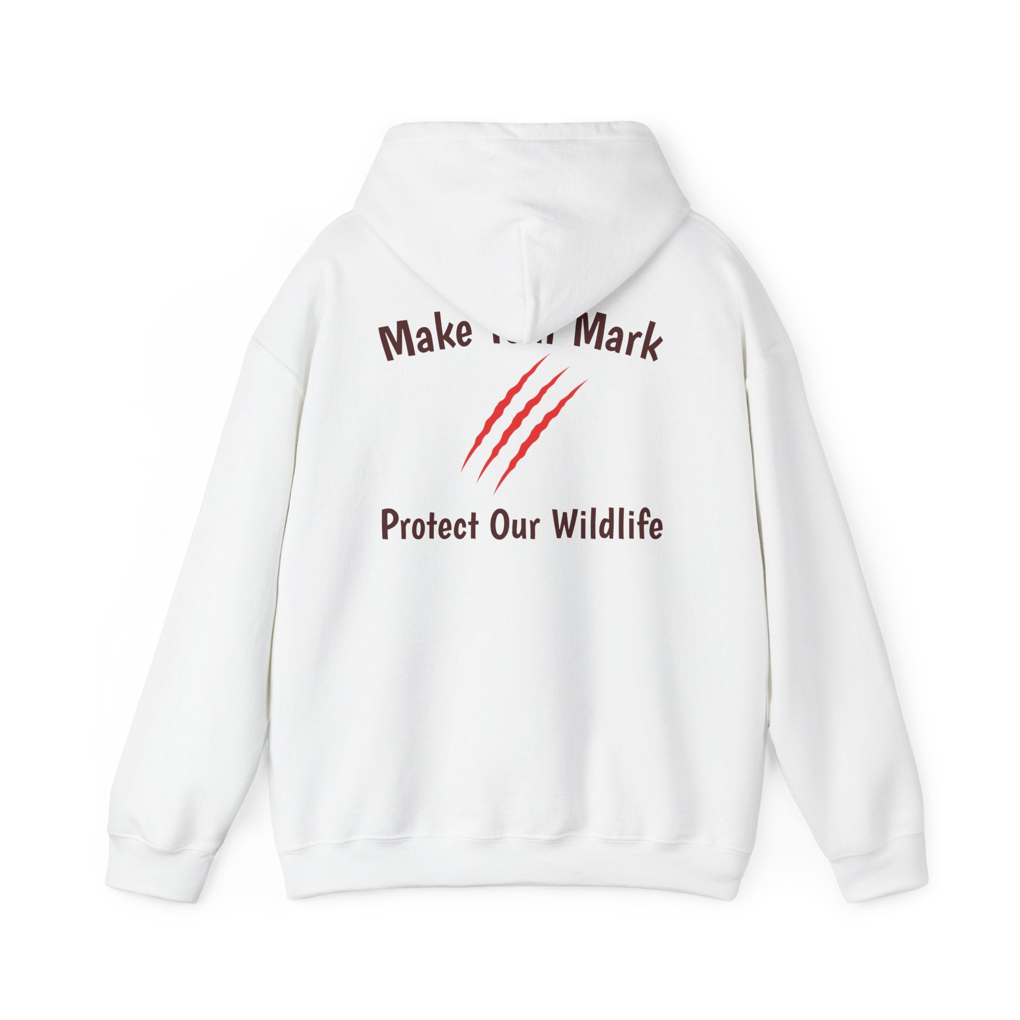 Wildlife Rescue Unisex Hoodie — "Make Your Mark: Protect Our Wildlife"