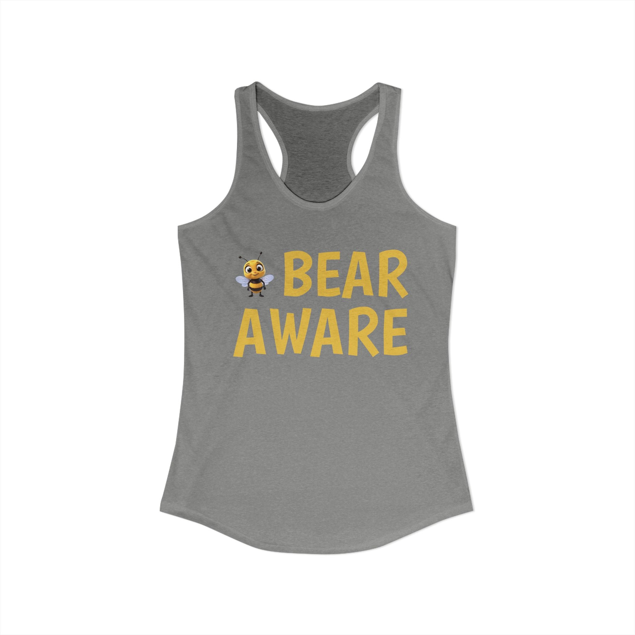 Women's Ideal Racerback Tank - Wildlife Awareness Message