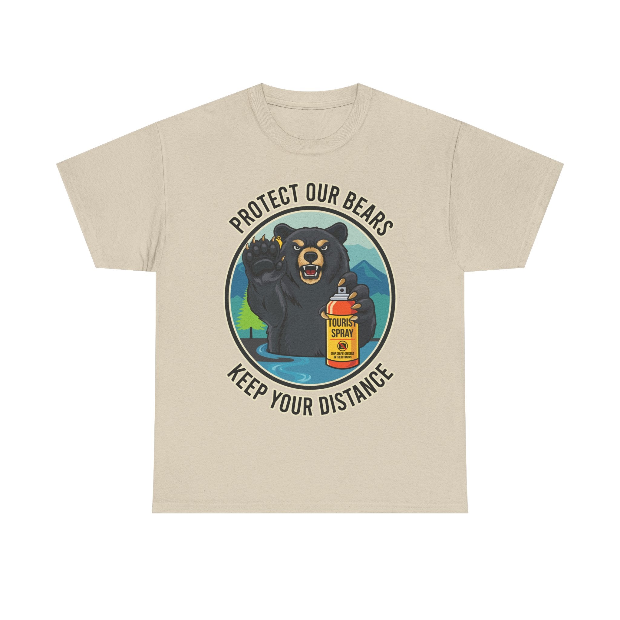 Smoky Mountain Black Bear Unisex Tee | Funny Wildlife Graphic