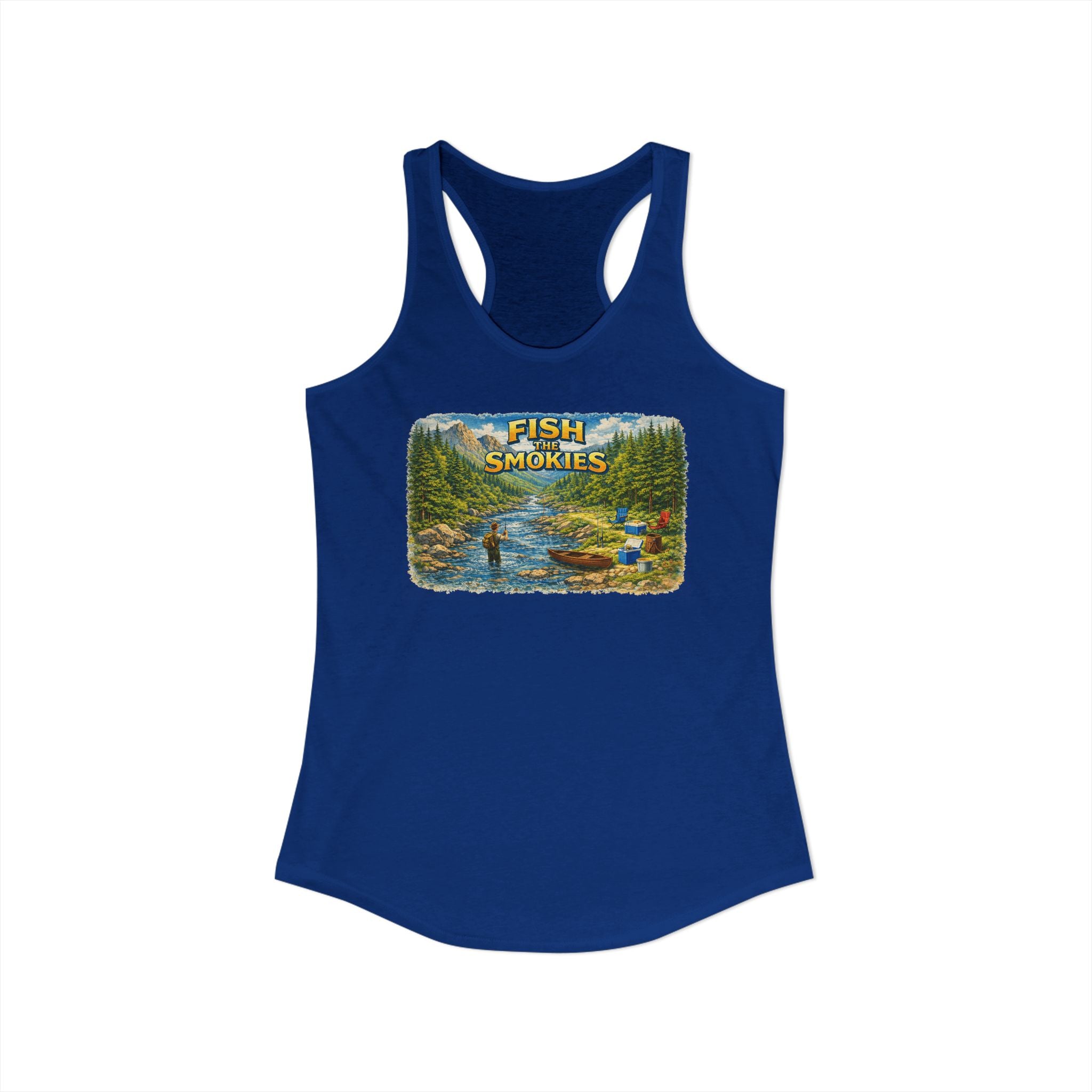 Fish The Smokies Women's Ideal Racerback Tank
