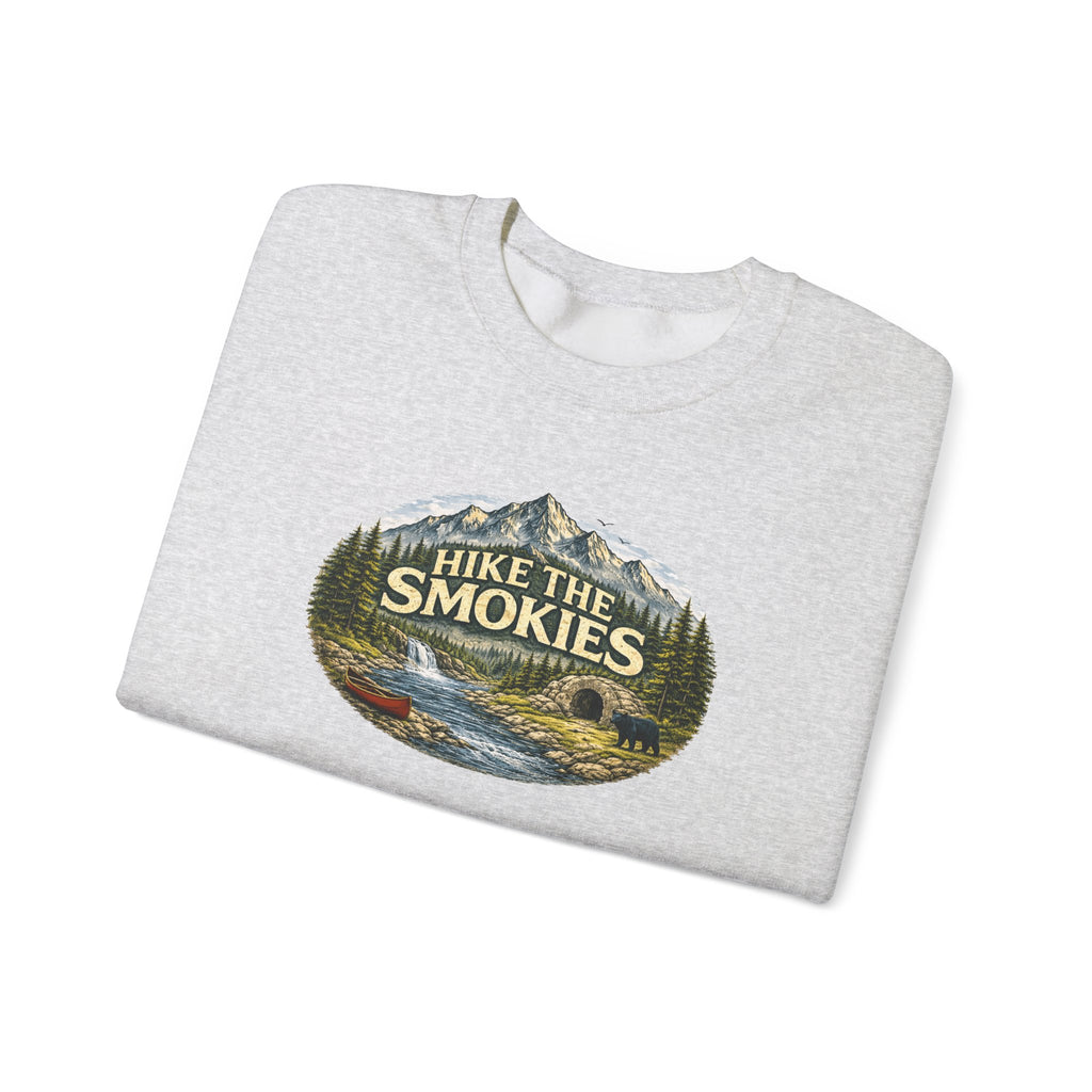 Hike the Smokies Sweatshirt — Mountain Trail Vintage Unisex Crewneck