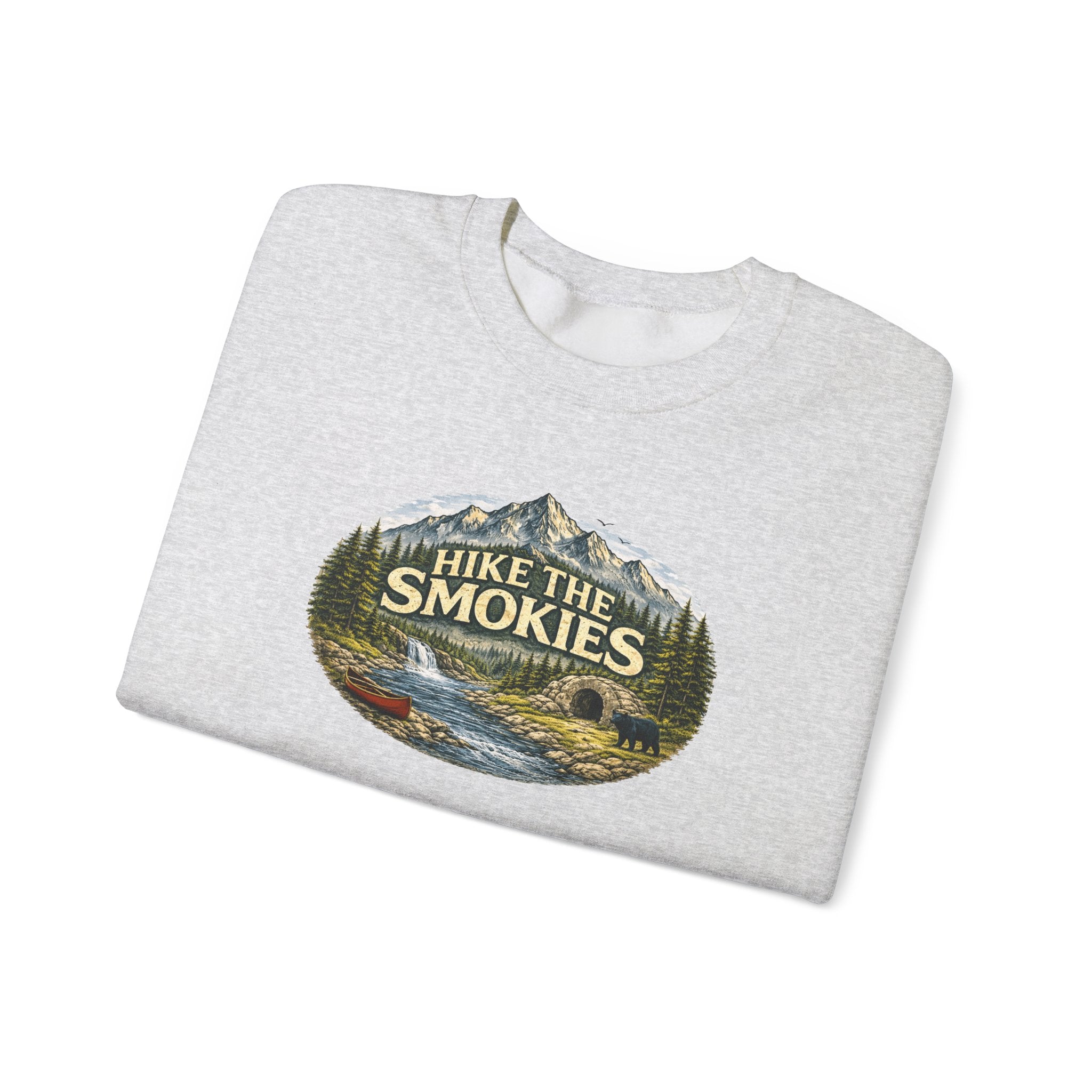 Hike the Smokies Sweatshirt — Mountain Trail Vintage Unisex Crewneck